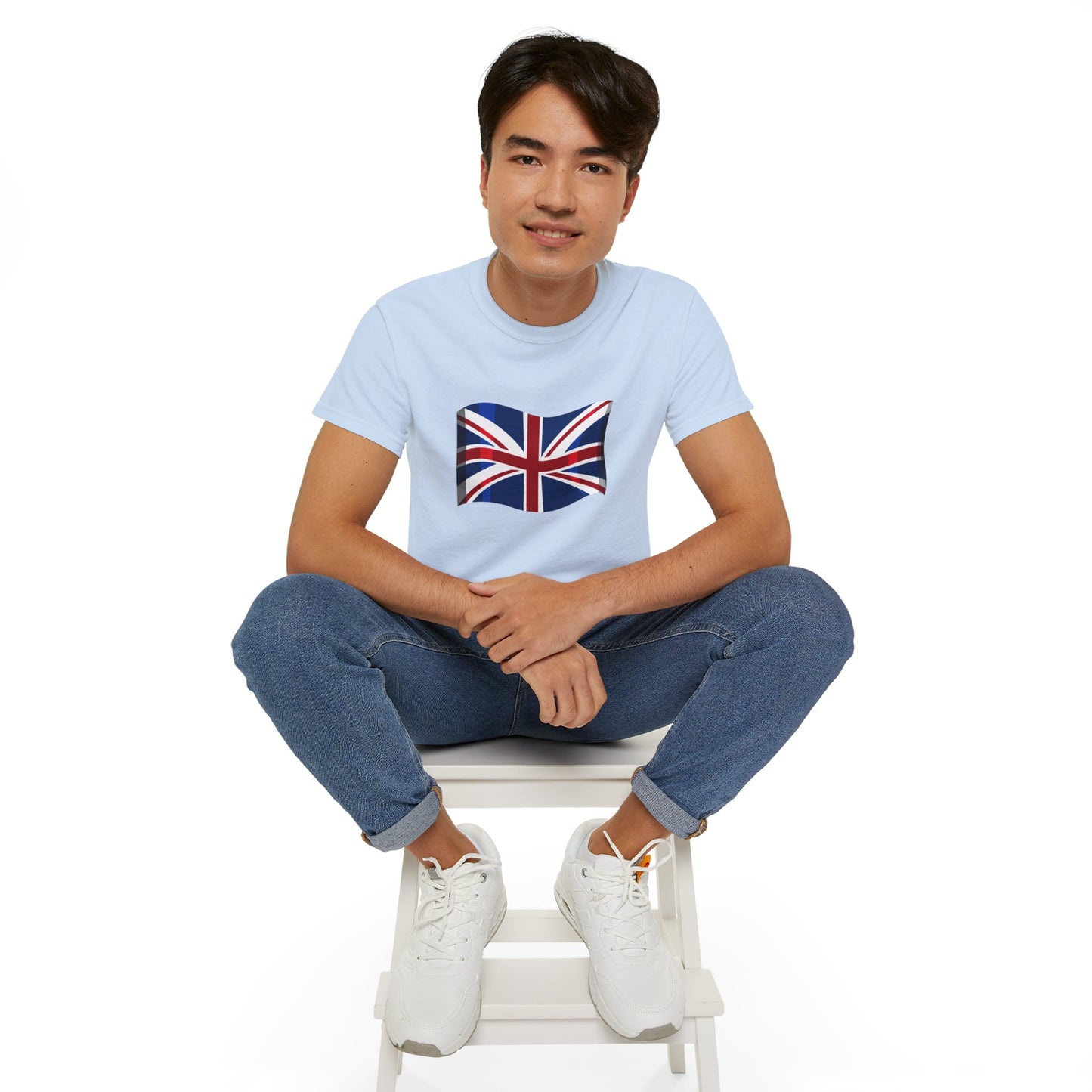 Unisex Ultra Cotton Tee - Symbolic Union Jack Flag Art