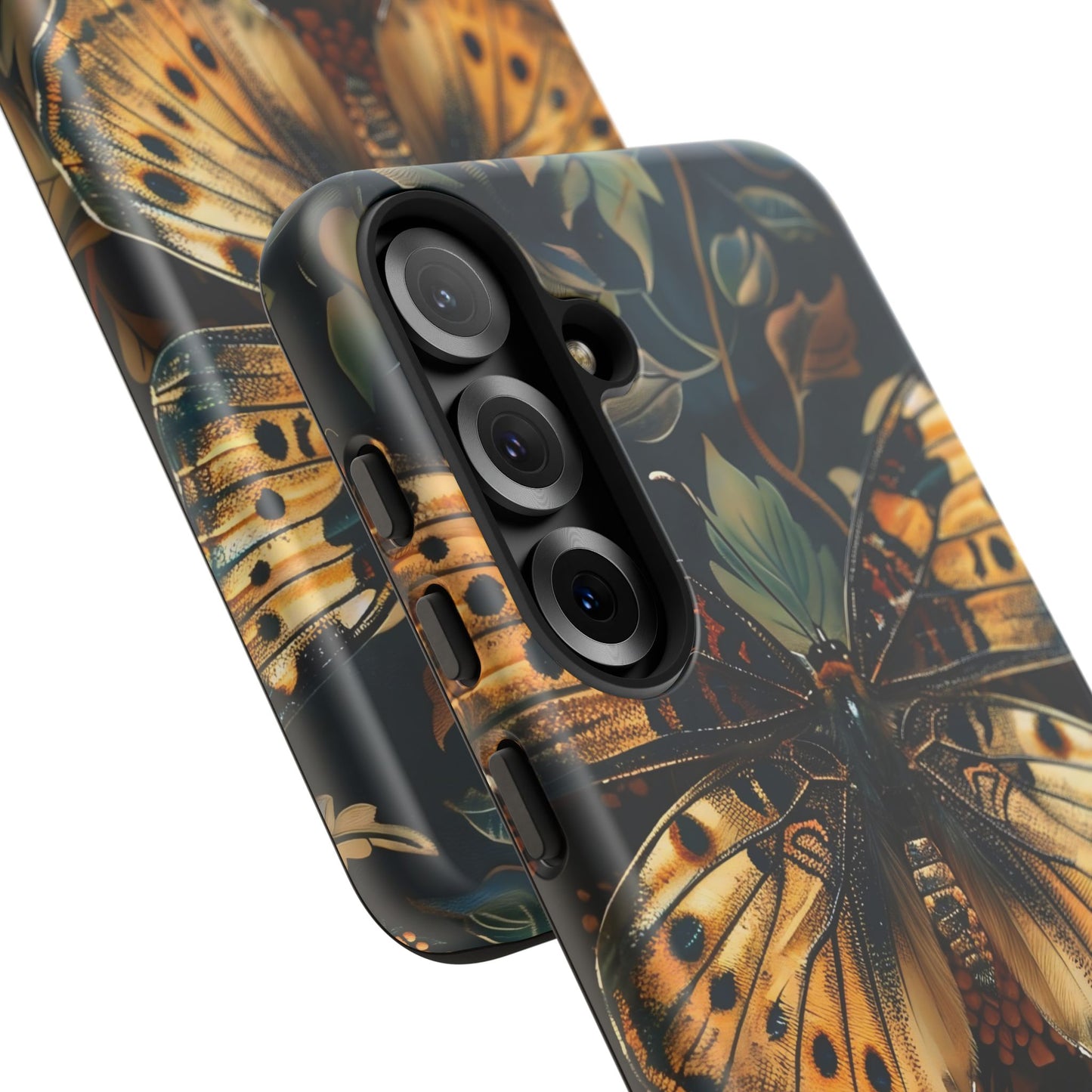 Butterfly Floral Phone Case, Tough Cases, Protective Cover, Unique Gift, Nature Lover, Art Print, Spring Decor