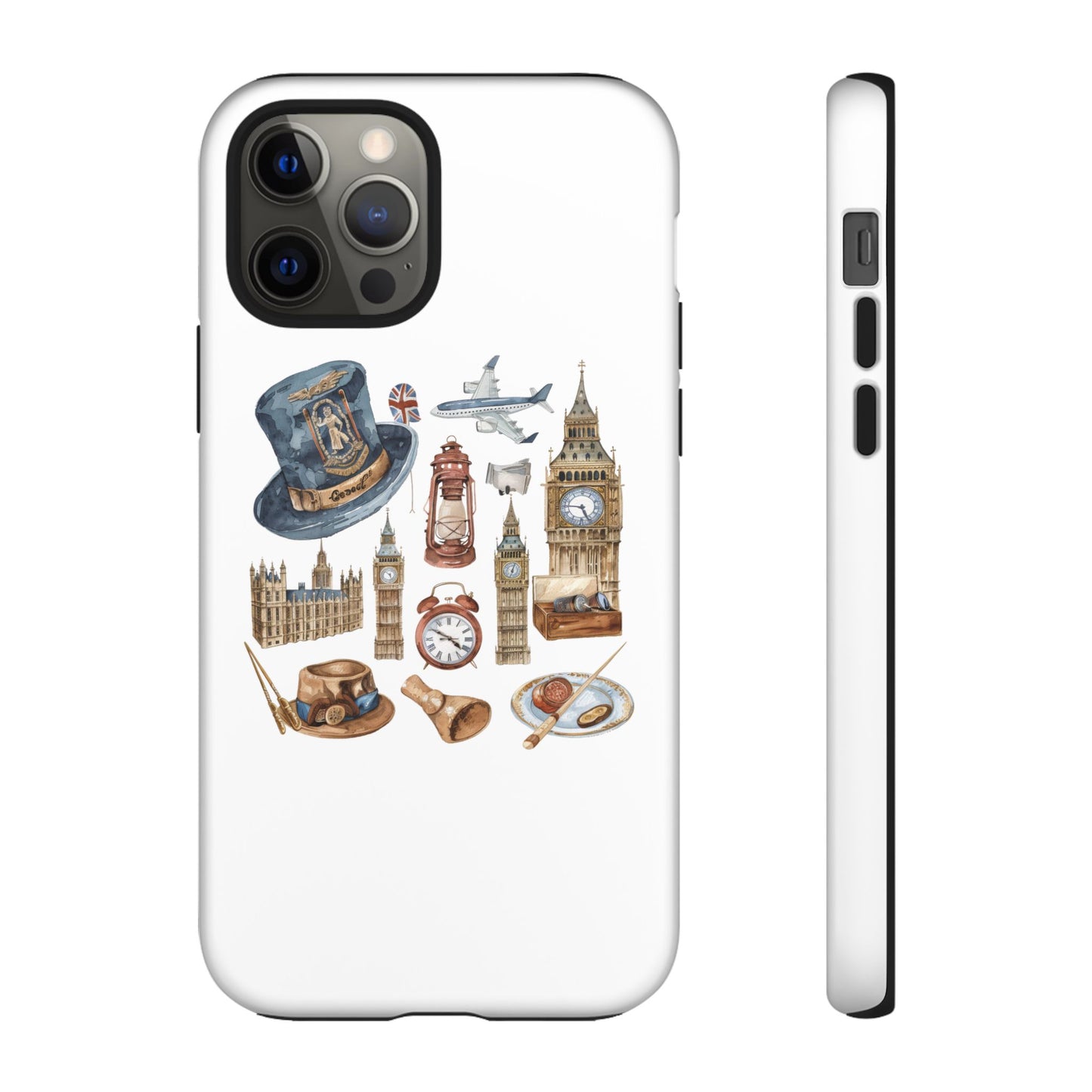 London-Themed Phone Case, Durable iPhone Cover, Gift for Travelers, Unique Cell Phone Accessories, Stylish Gadget Protection