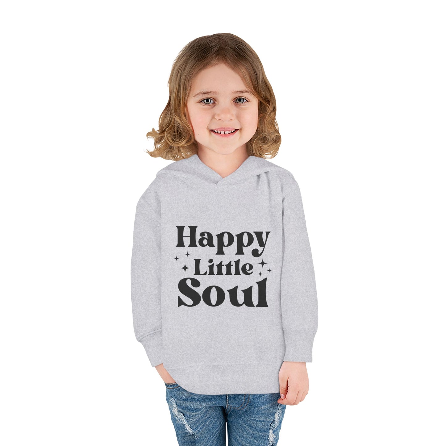 Happy Little Soul Toddler Hoodie - Cozy Fleece Pullover for Kids