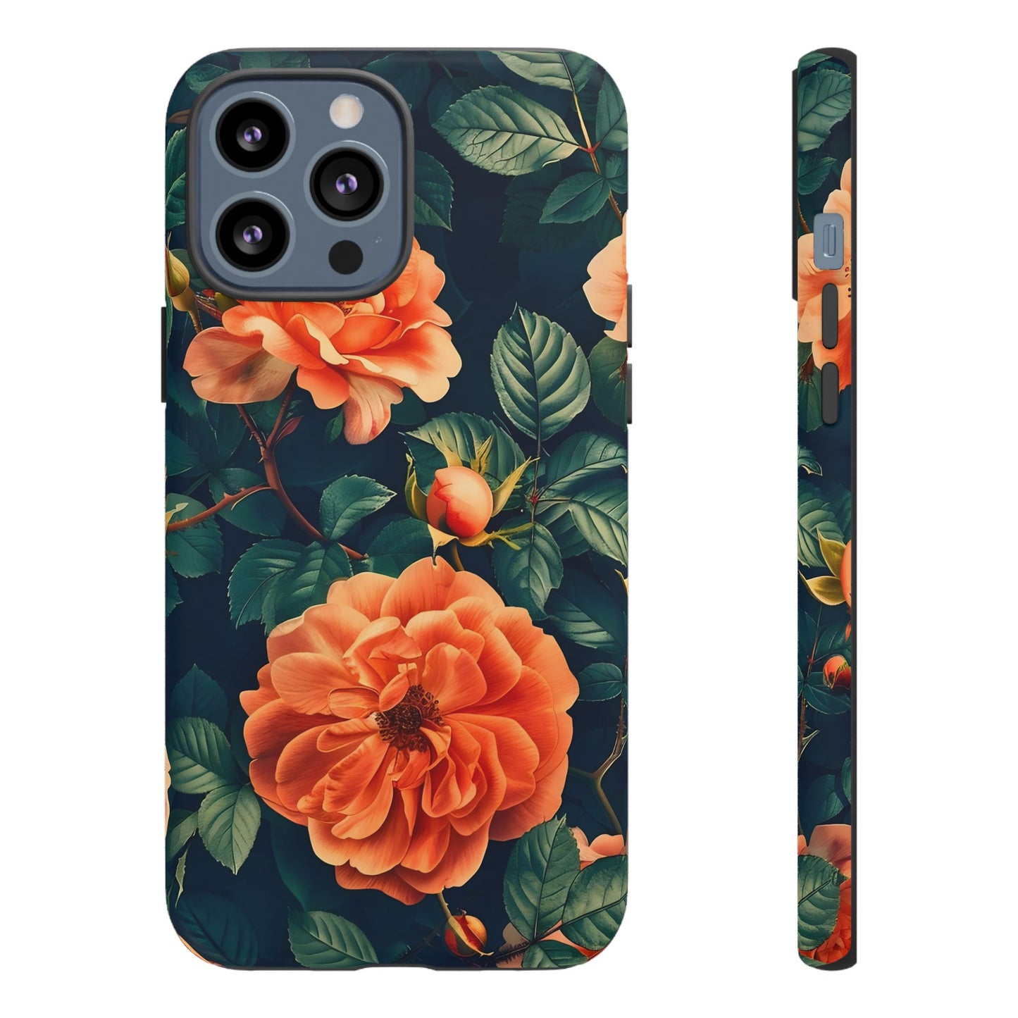 Floral Phone Case, Tough Cases for Nature Lovers, Botanical Design, Phone Protection, Gift for Her, Trending Floral Accessories