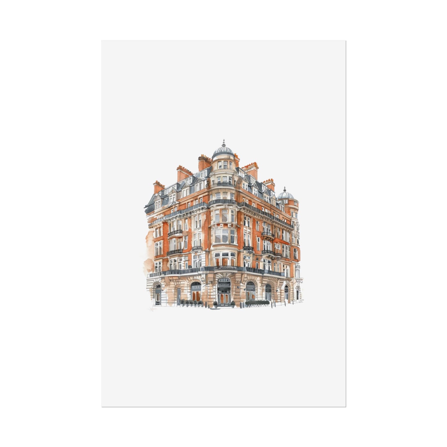 Elegant Architectural Rolled Posters, Art Prints for Home Decor, Gift for Housewarming, Wall Art for Living Room, Unique Art Decor