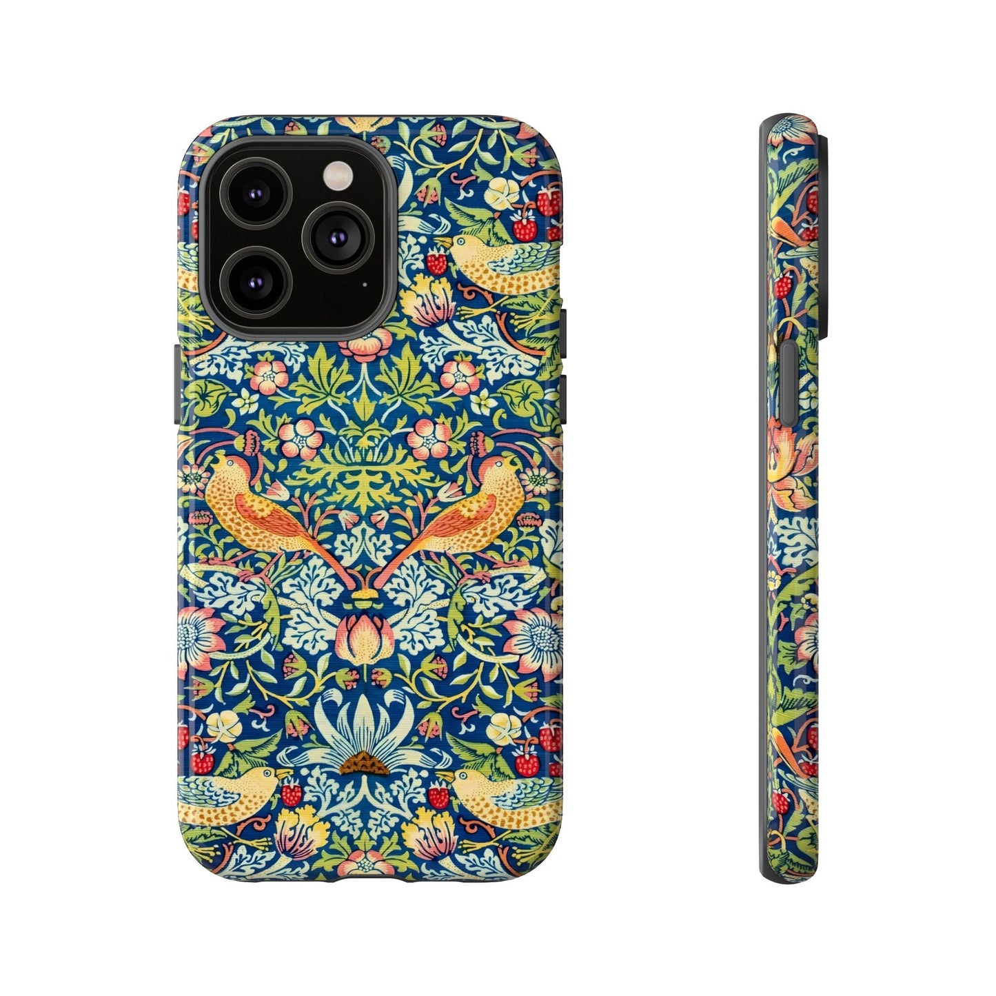 Floral Phone Case | Tough Cases, Stylish Protection, Unique Gift, Eco-Friendly, Floral Pattern, Bird Design