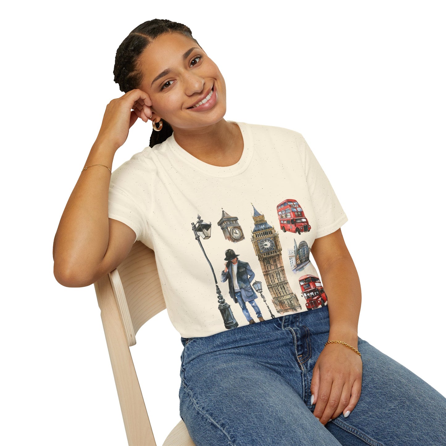 Unisex Softstyle T-Shirt - Classic England - A Collection of Iconic Imagery