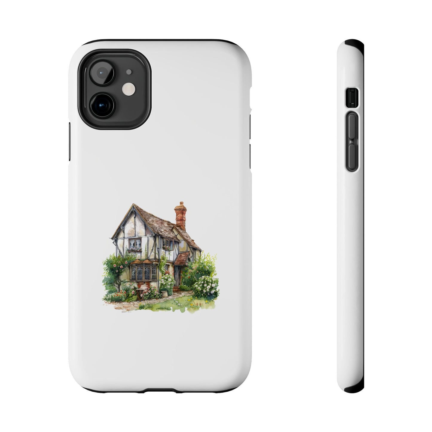 Charming Cottage Tough Phone Case - Rustic Home Design