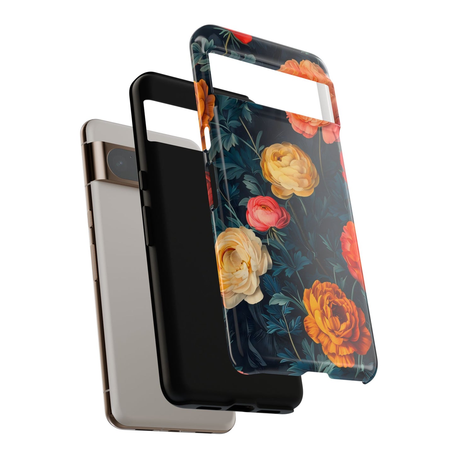 Floral Phone Case, Tough Cases for Phone Protection, Gift for Flower Lovers, Floral Designs, Spring Decor