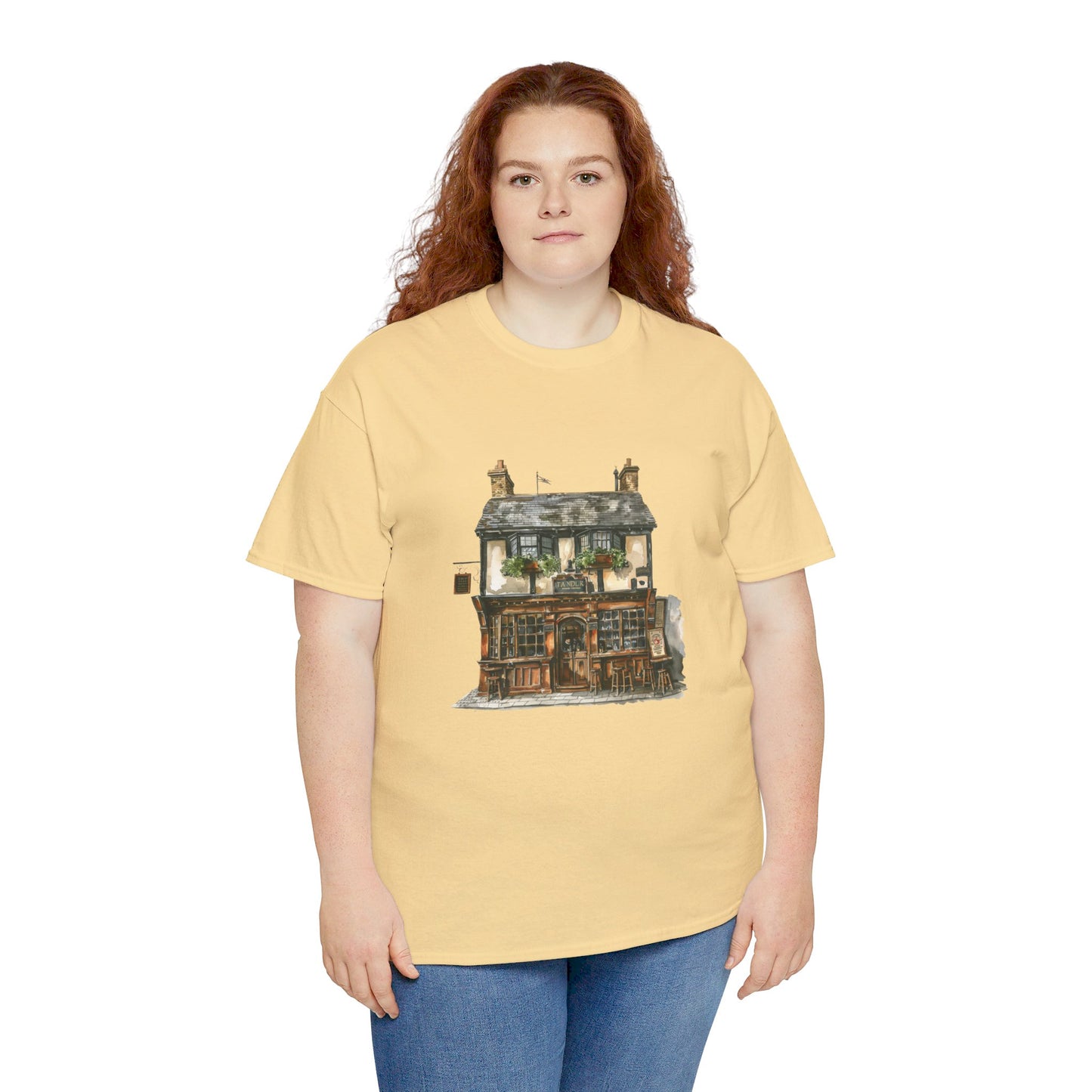 Vintage British House - Classy Unisex Heavy Cotton T-Shirt