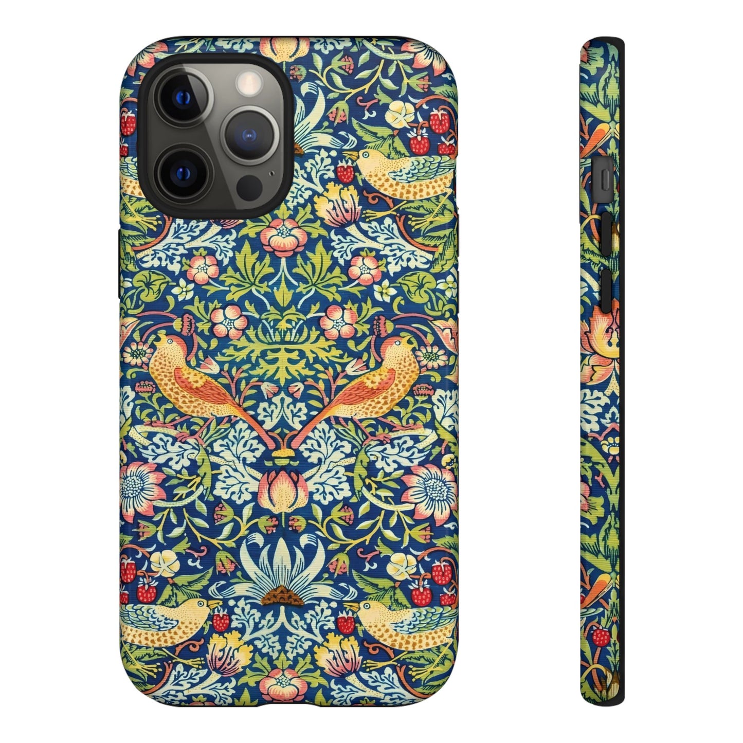 Floral Phone Case | Tough Cases, Stylish Protection, Unique Gift, Eco-Friendly, Floral Pattern, Bird Design