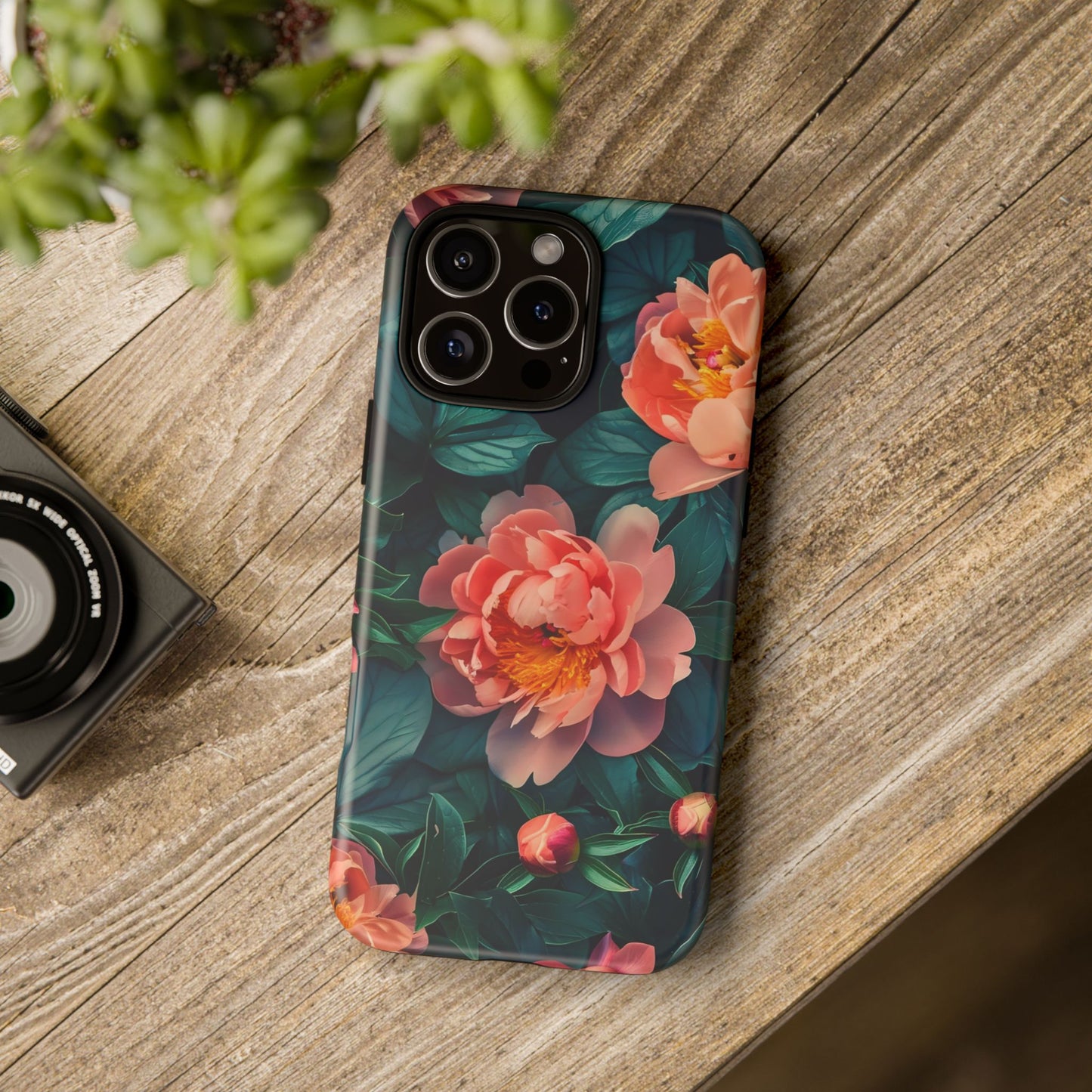 Floral Phone Case - Tough Cases, Flower Design, Botanical Art, Phone Accessory, Gift for Her, Nature Lovers