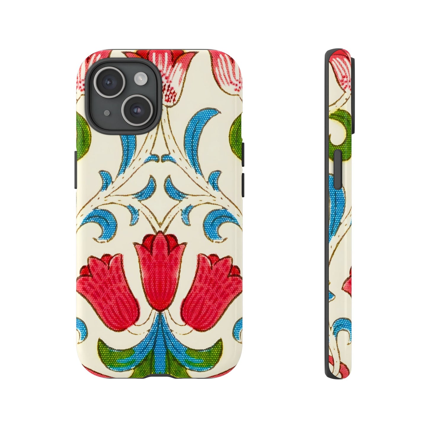 Floral Phone Case - Tough Cases | Stylish Protection, Gift for Her, Boho Phone Cover, Spring Accessory, Cute Tech