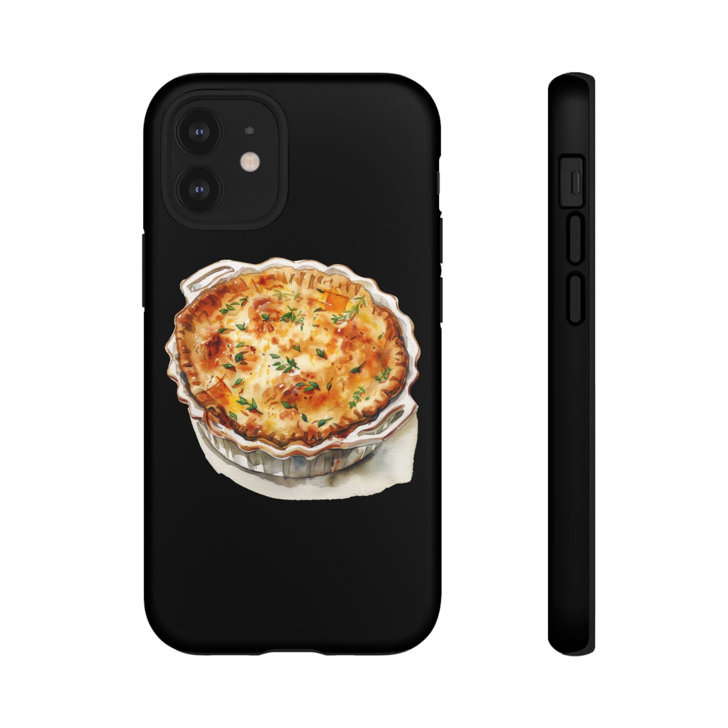 Quiche Phone Case - Funky Kitchen Decor, Foodie Gift, Chef Accessories, Culinary Art, Quirky Phone Cover
