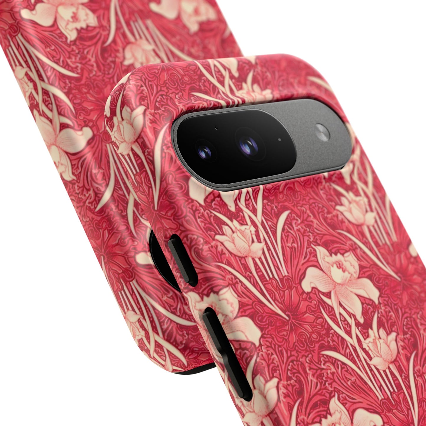 Floral Tough Phone Case - Durable, Stylish Accessory, Perfect Gift for Her, Floral Pattern, Customizable, Ideal for Daily Use