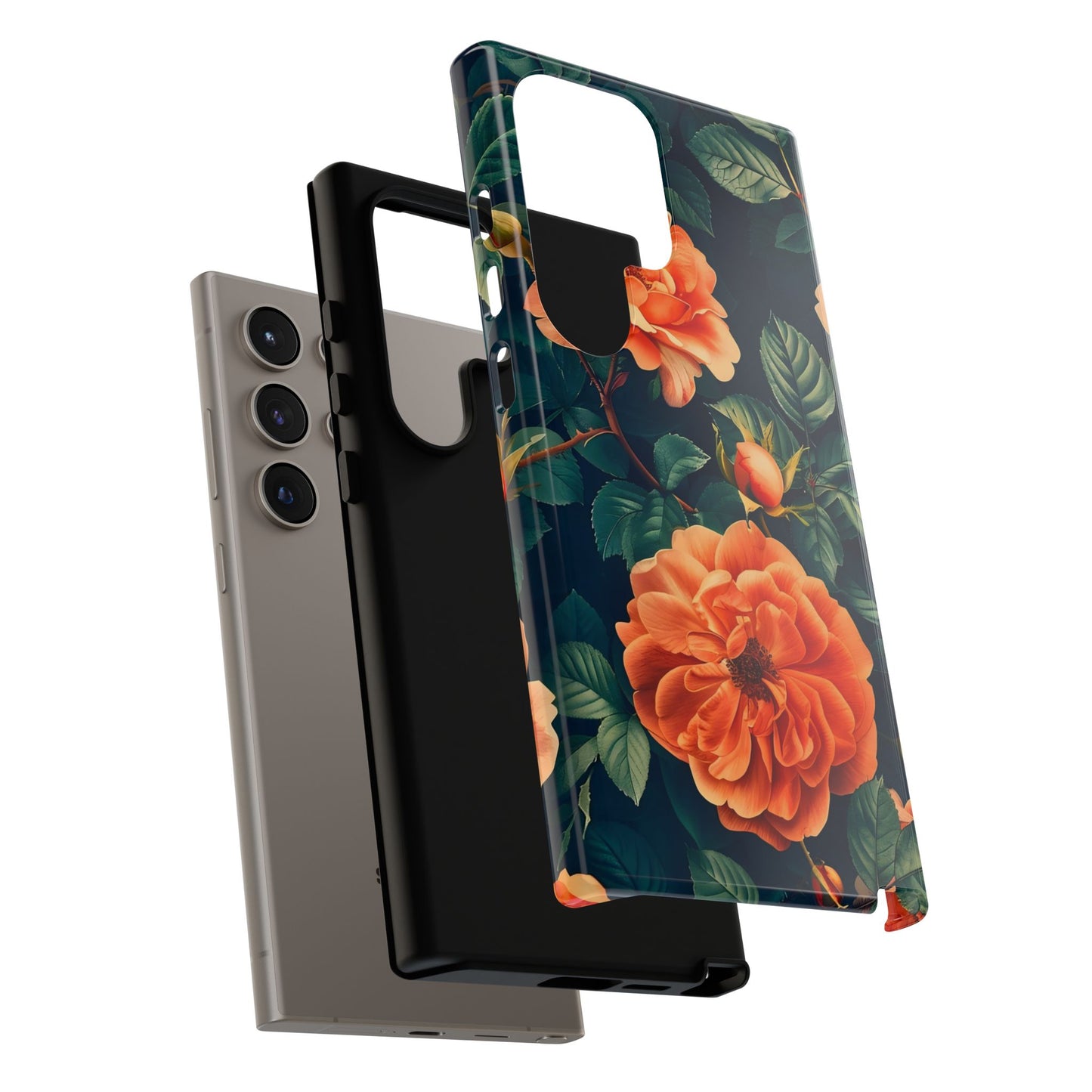 Floral Phone Case, Tough Cases for Nature Lovers, Botanical Design, Phone Protection, Gift for Her, Trending Floral Accessories