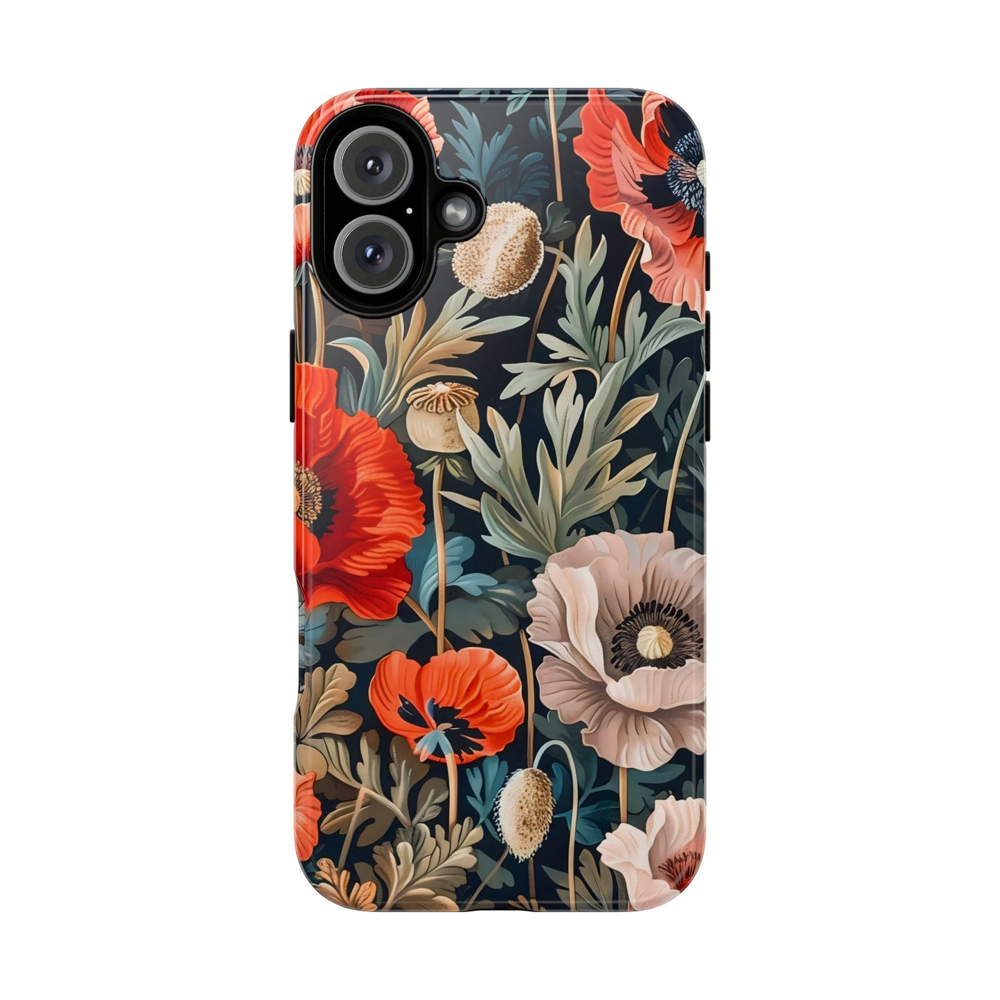 Floral Phone Case - Tough Cases, Flower Design, Chic Tech Accessories, Stylish Gifts, Unique Phone Protectors