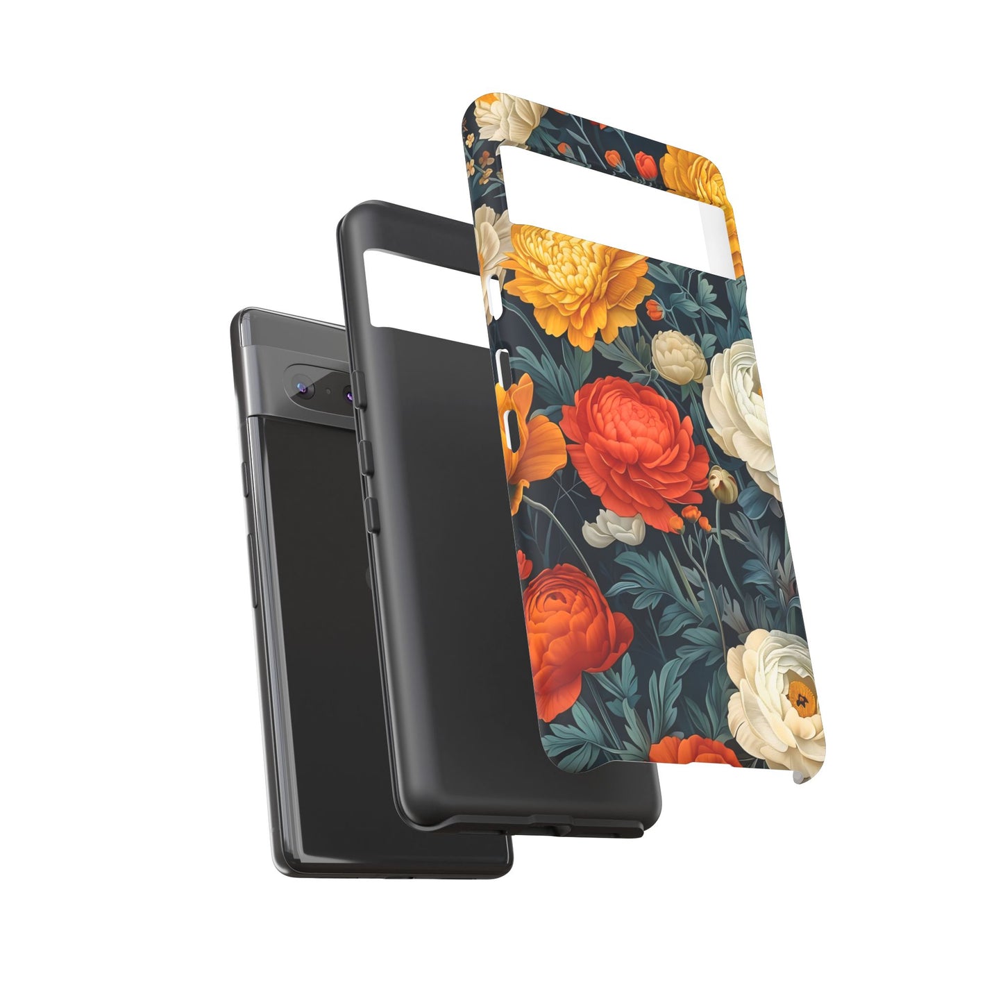 Floral Tough Case for Phones | Durable Floral Phone Cover, Boho Chic, Unique Gift for Her, Phone Protection, Flower Design