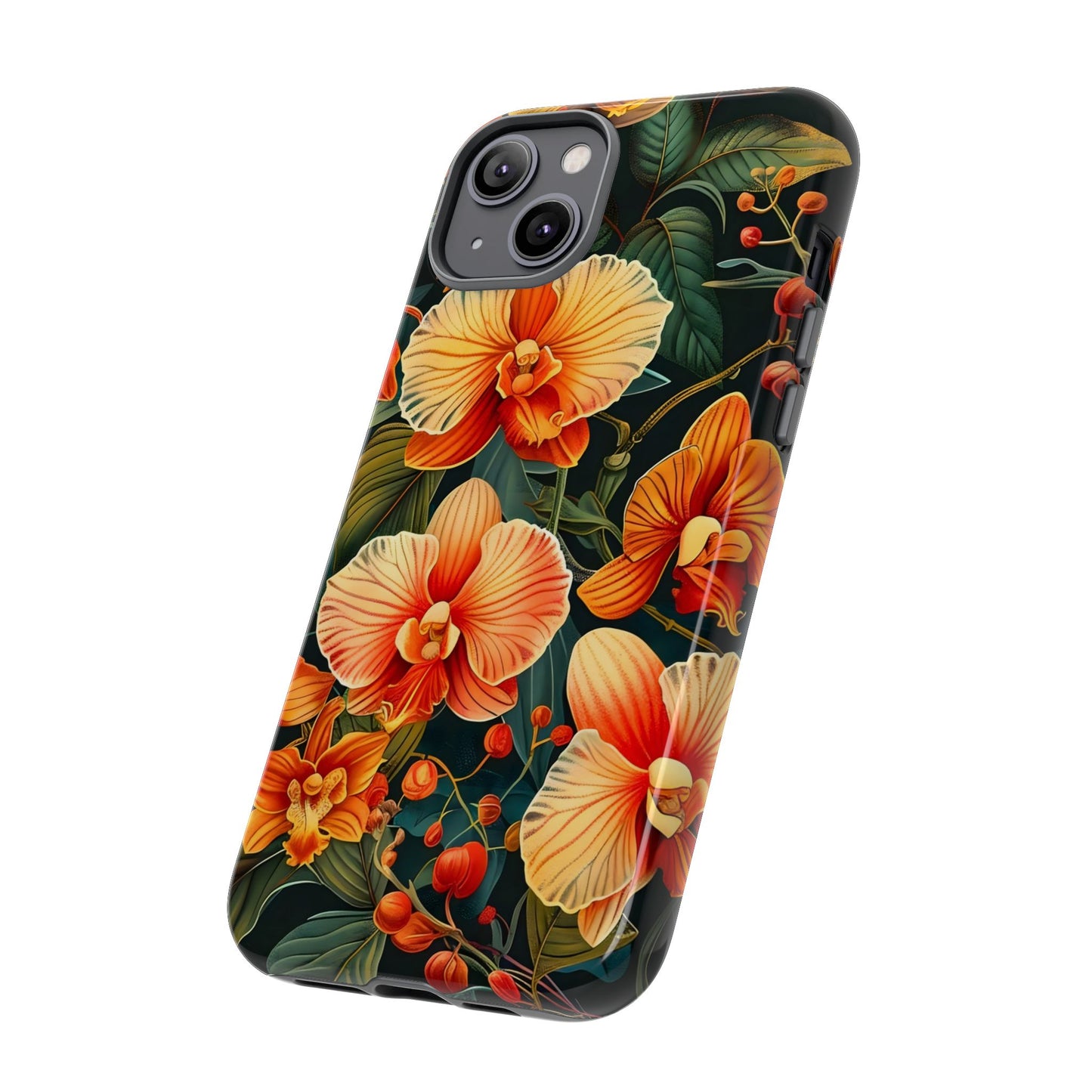 Floral Phone Case - Tough Cases, Protective Cover, Gift for Her, Smartphone Accessory, Floral Design, Nature-Inspired