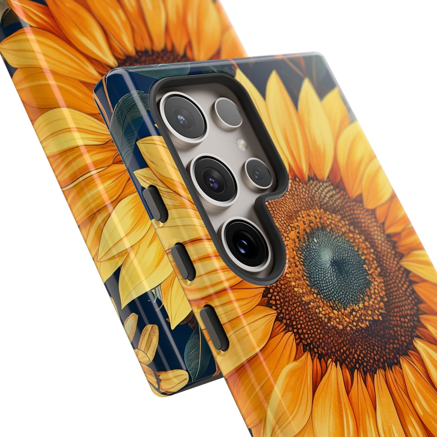 Sunflower Phone Case - Floral Design for Nature Lovers, Cute Spring Accessory, Gift for Her, Eco-Friendly Cover