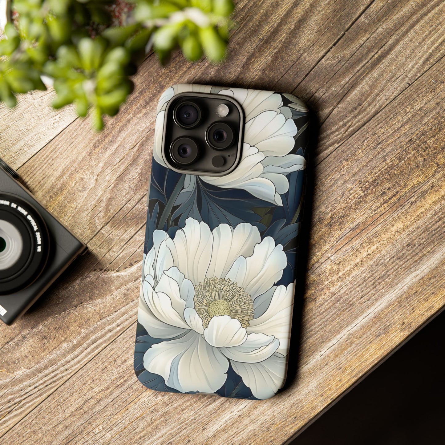 Elegant Floral Phone Case, Floral iPhone Cover, Flower Art Phone Case, Eco-Friendly Mobile Protection, Tough & Stylish Phone Case
