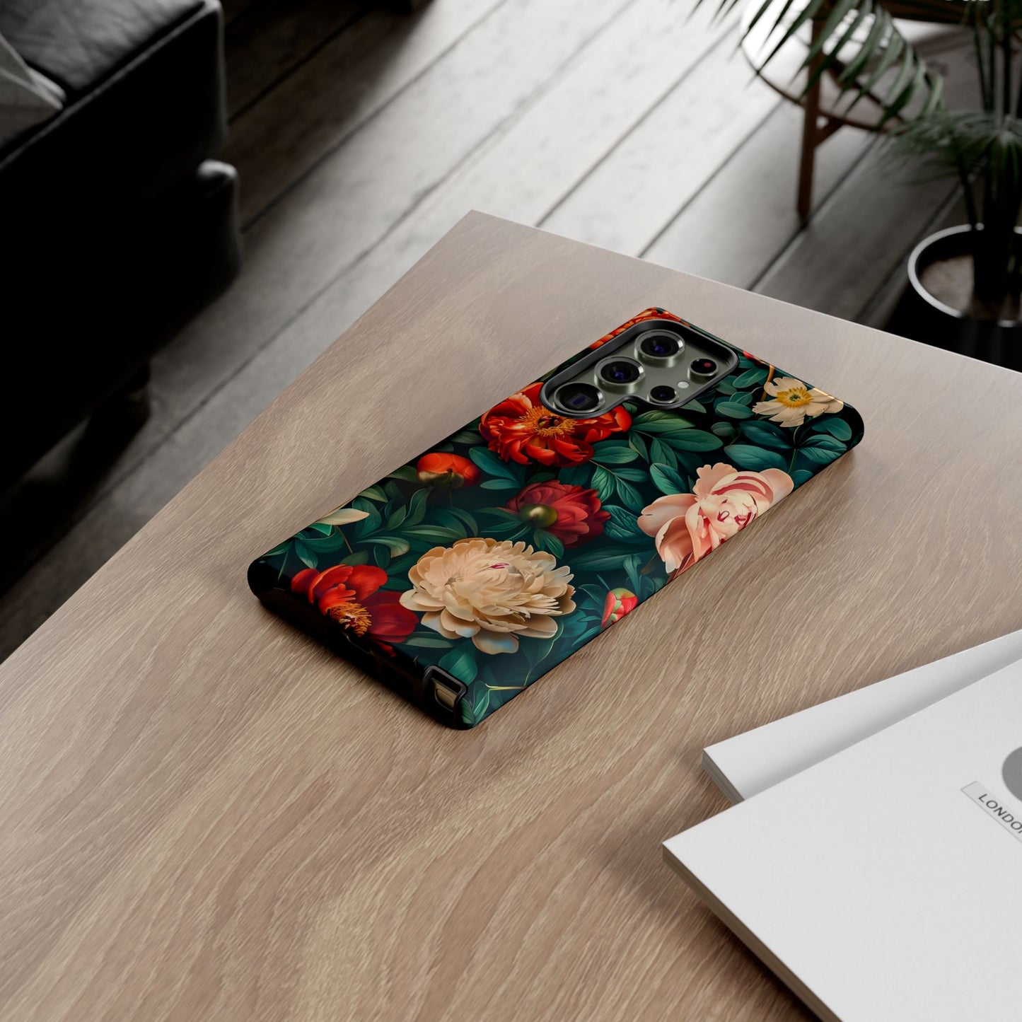 Floral Phone Case - Tough Cases, Vibrant Protection, Gift for Her, Cute Floral Design, Trendy Accessory, Perfect for Spring