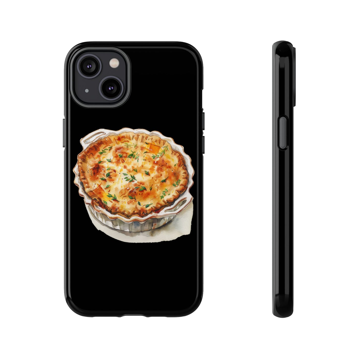 Quiche Phone Case - Funky Kitchen Decor, Foodie Gift, Chef Accessories, Culinary Art, Quirky Phone Cover