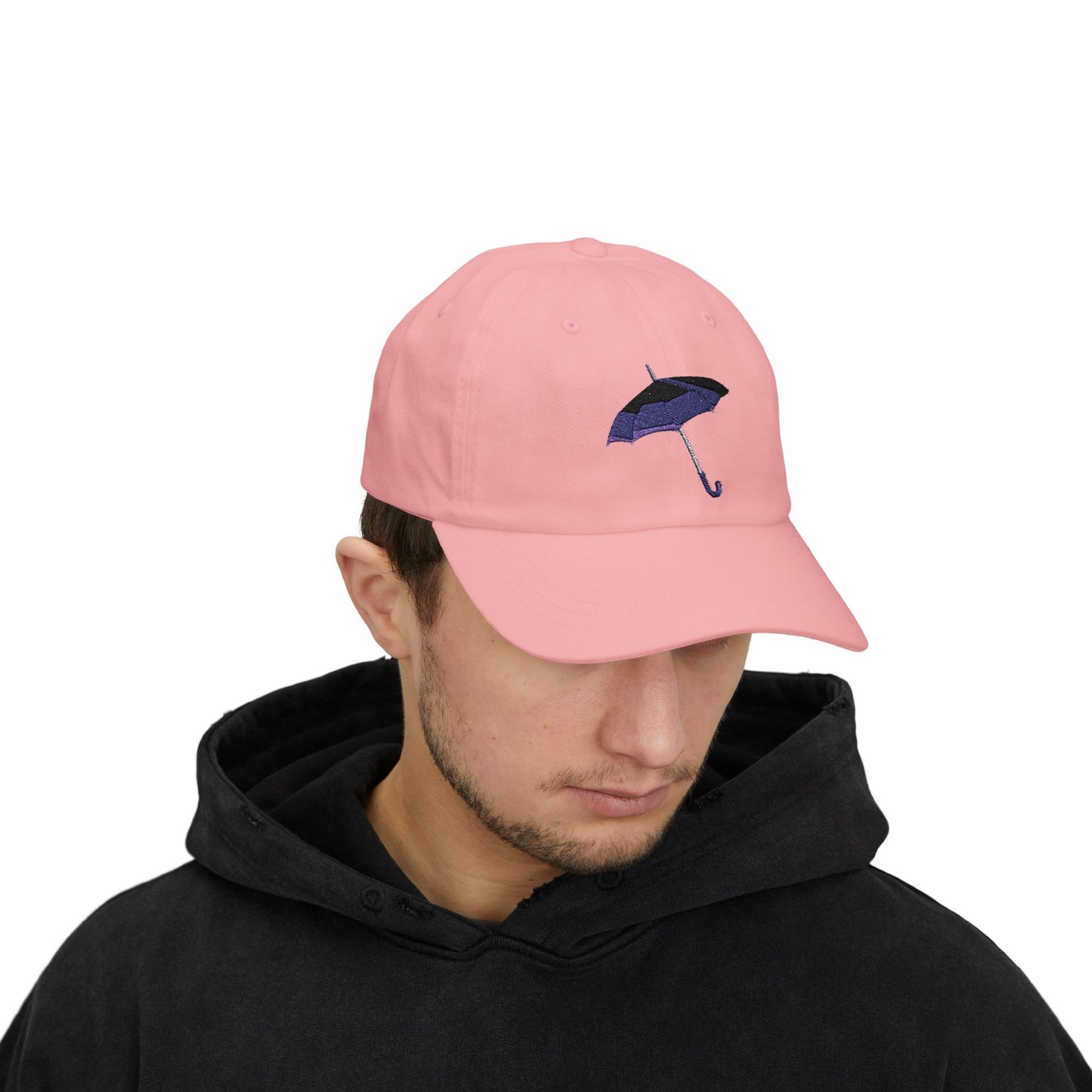 Embroidered Umbrella Dad Cap, Casual Baseball Hat for Men and Women, Perfect Gift for Dad, Adjustable Cap for Outdoor Activities