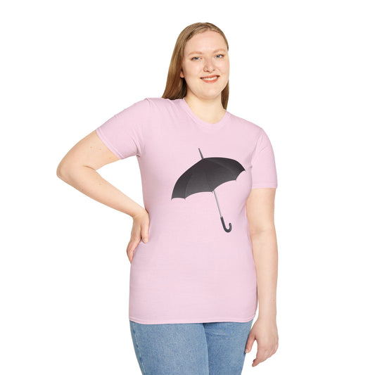 Unisex Softstyle T-Shirt - Regal Royal Umbrella - Elegant and Majestic Design