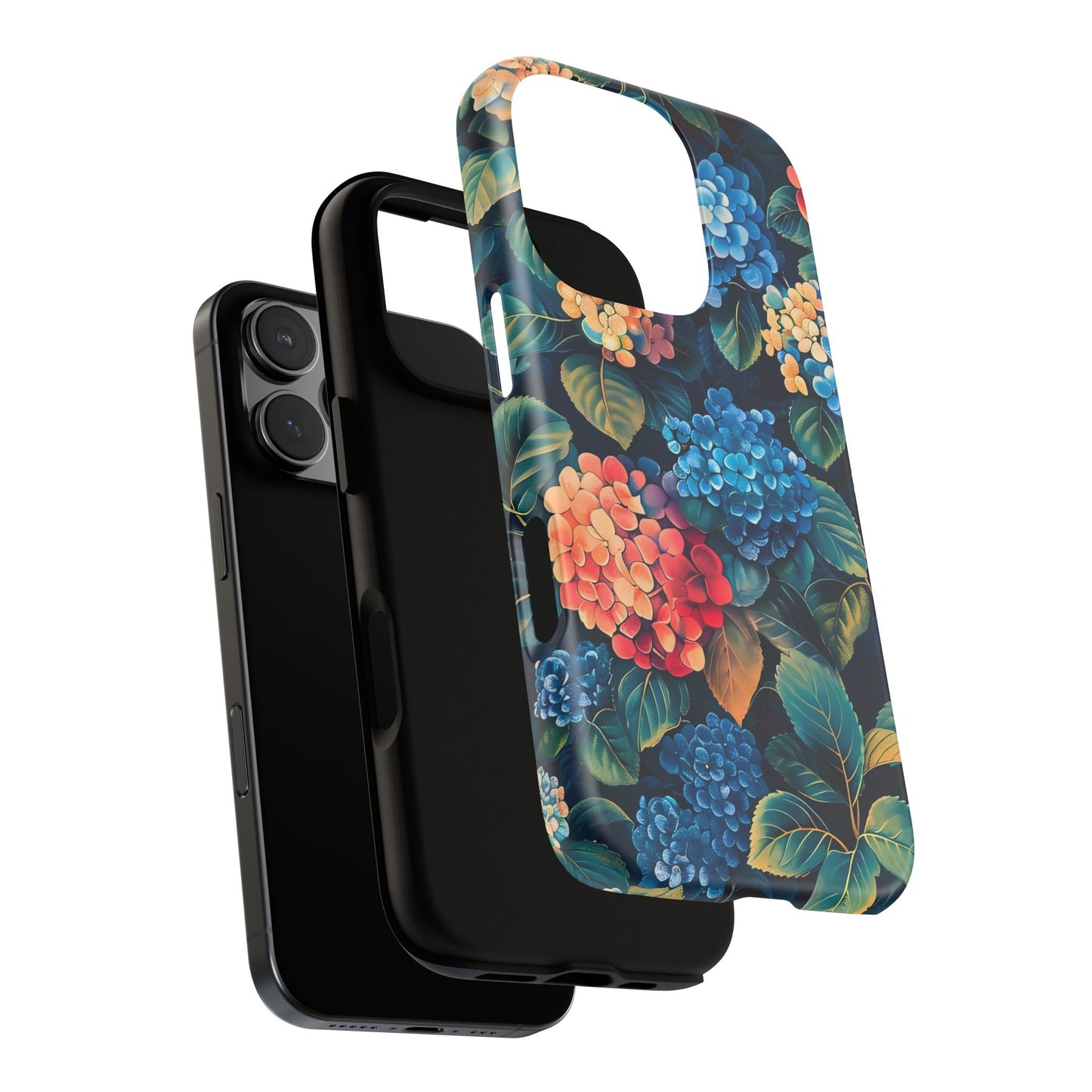 Floral Tough Phone Case, Durable Smartphone Cover, Flower Design, Gift for Her, Stylish Protection