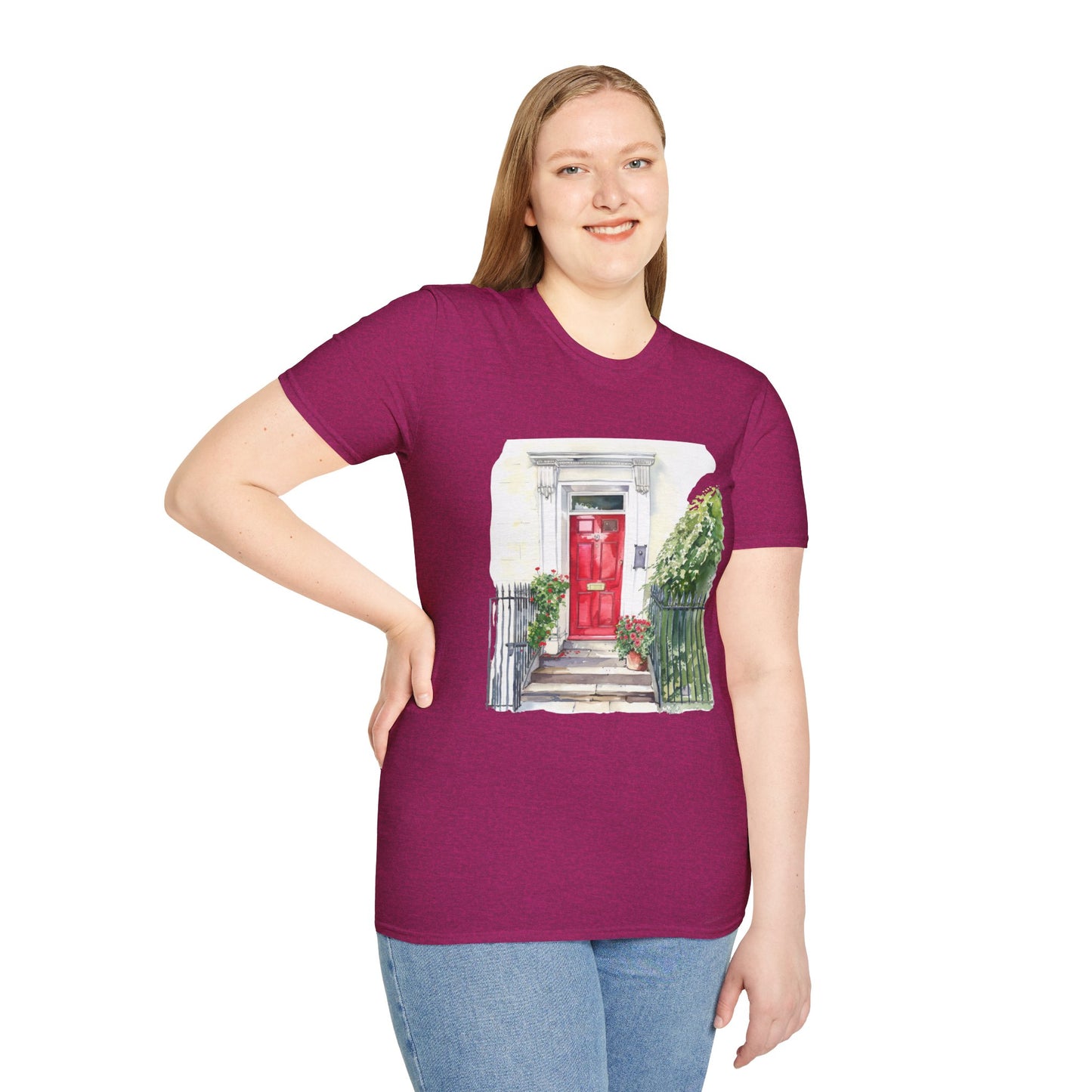 Unisex Softstyle T-Shirt - England Aesthetics - Embracing Classic British Charm and Style