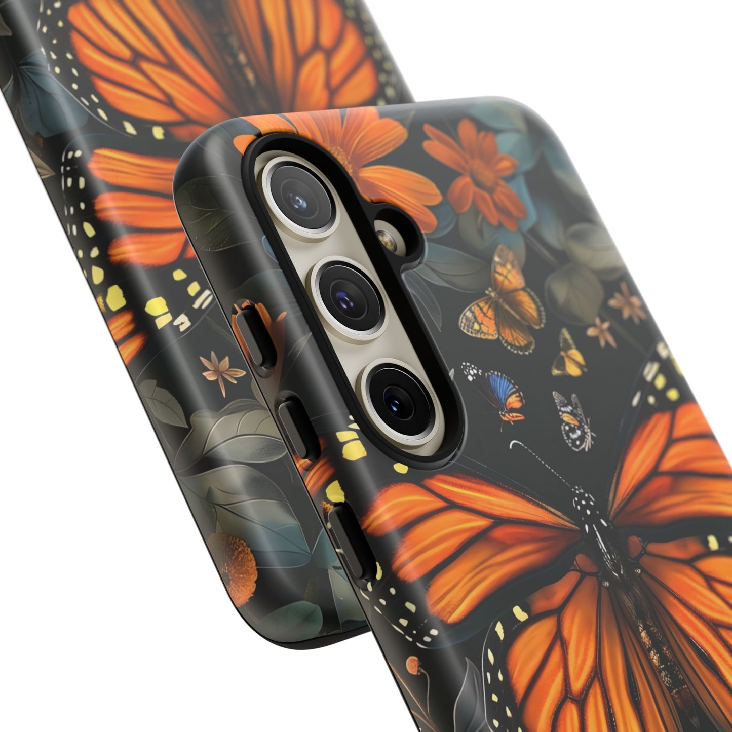 Monarch Butterfly Phone Case, Tough Cases, Nature Lover Gift, Floral Mobile Cover, Eco-Friendly Phone Accessory, Butterfly Design