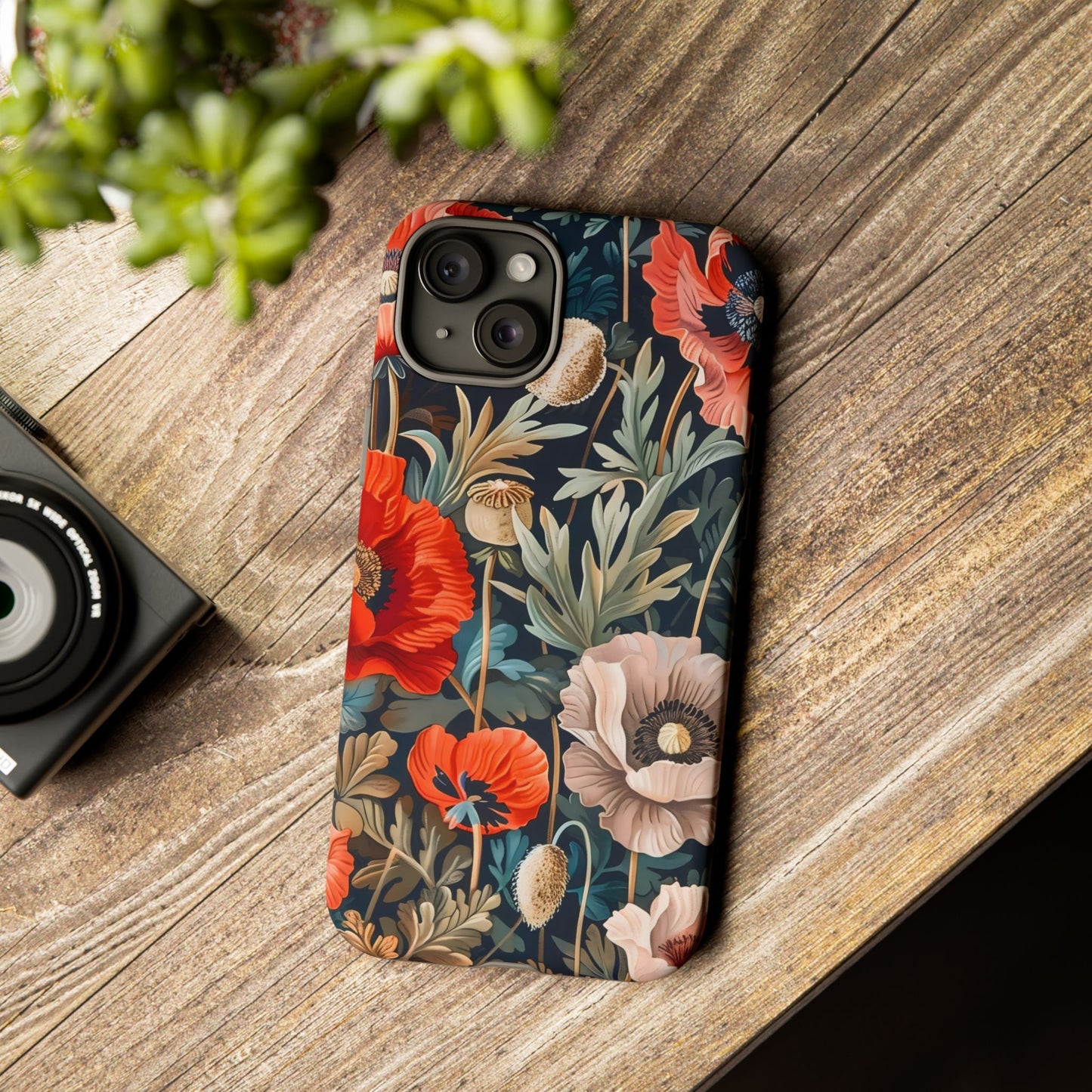 Floral Phone Case - Tough Cases, Flower Design, Chic Tech Accessories, Stylish Gifts, Unique Phone Protectors