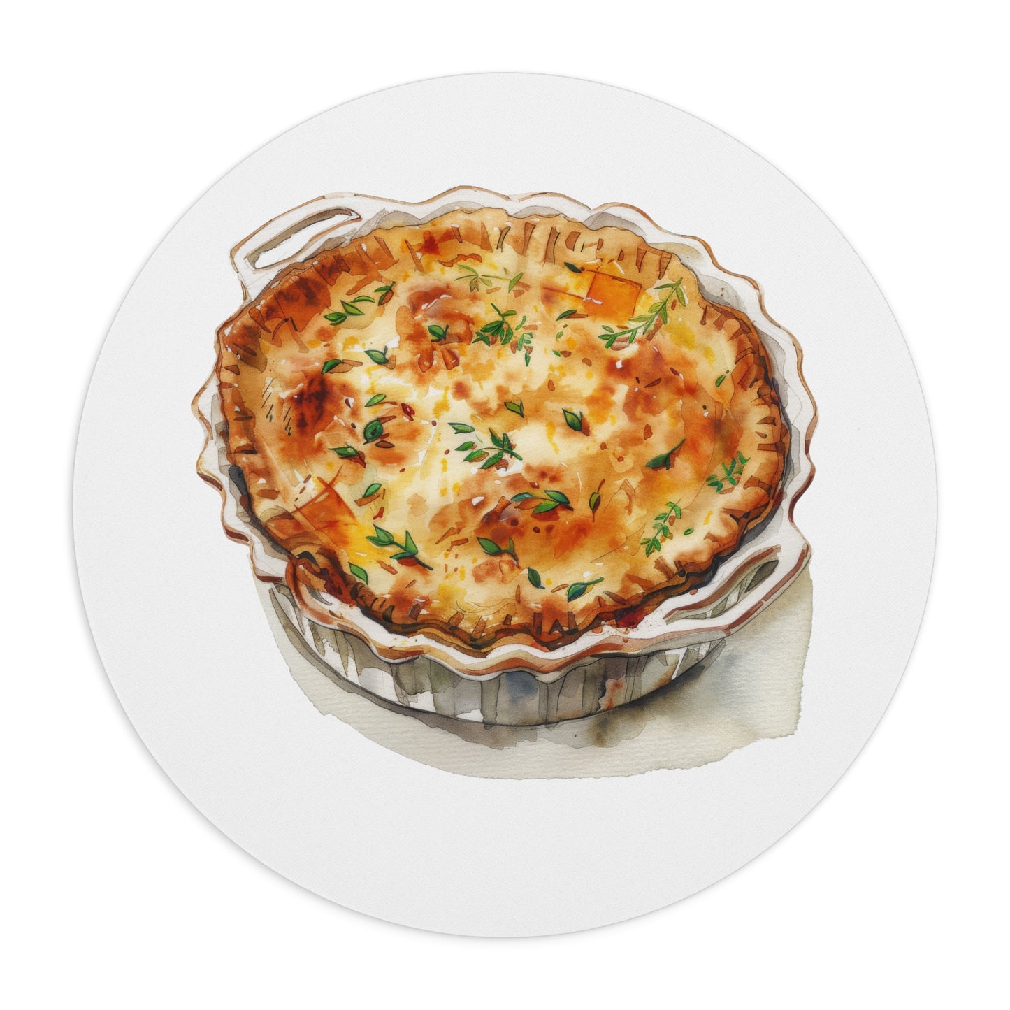 Gourmet Mouse Pad - Cheesy Lasagna Comfort Food Mat, Kitchen Gadgets, Cooking Gifts, Home Office Decor, Foodie Accessories