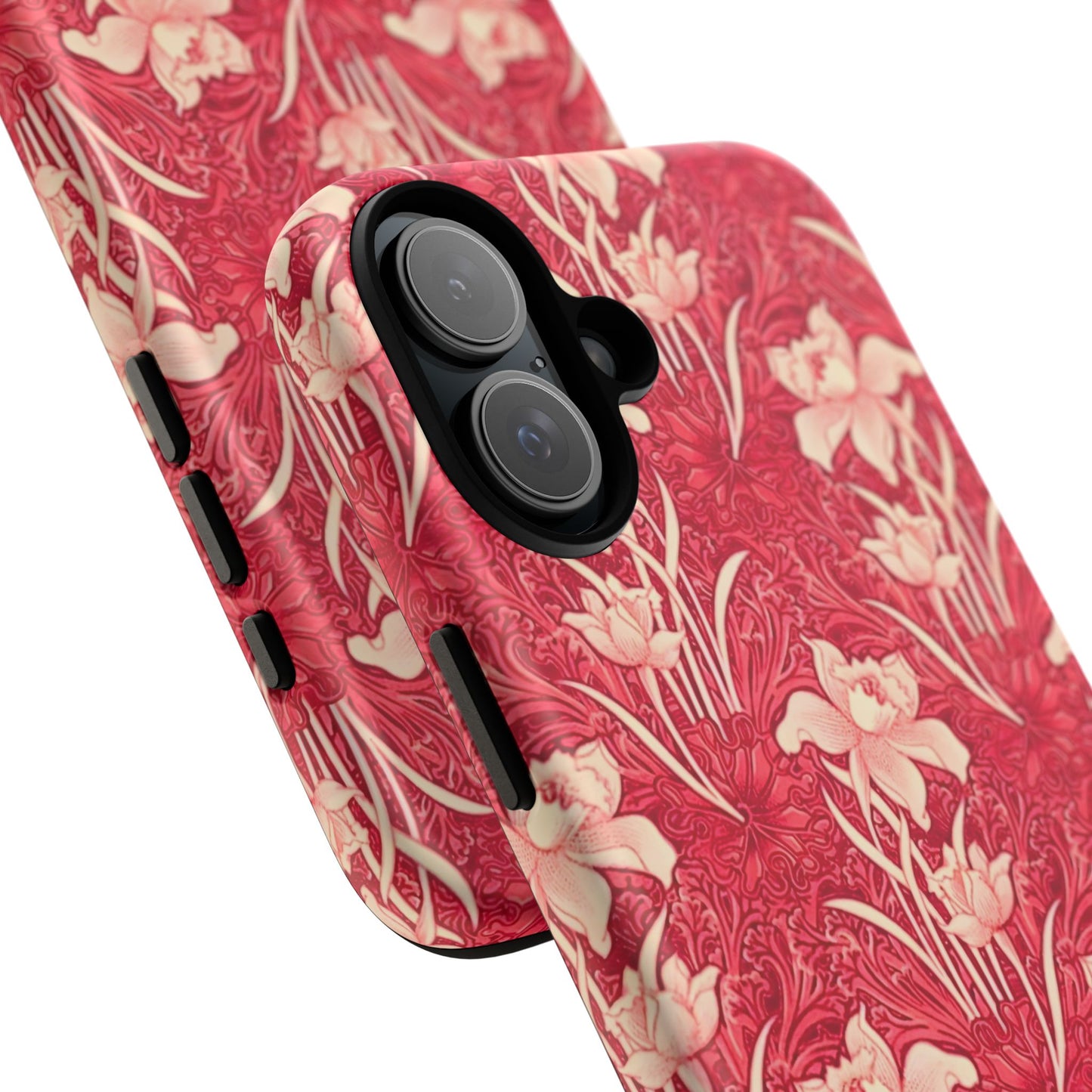 Floral Tough Phone Case - Durable, Stylish Accessory, Perfect Gift for Her, Floral Pattern, Customizable, Ideal for Daily Use