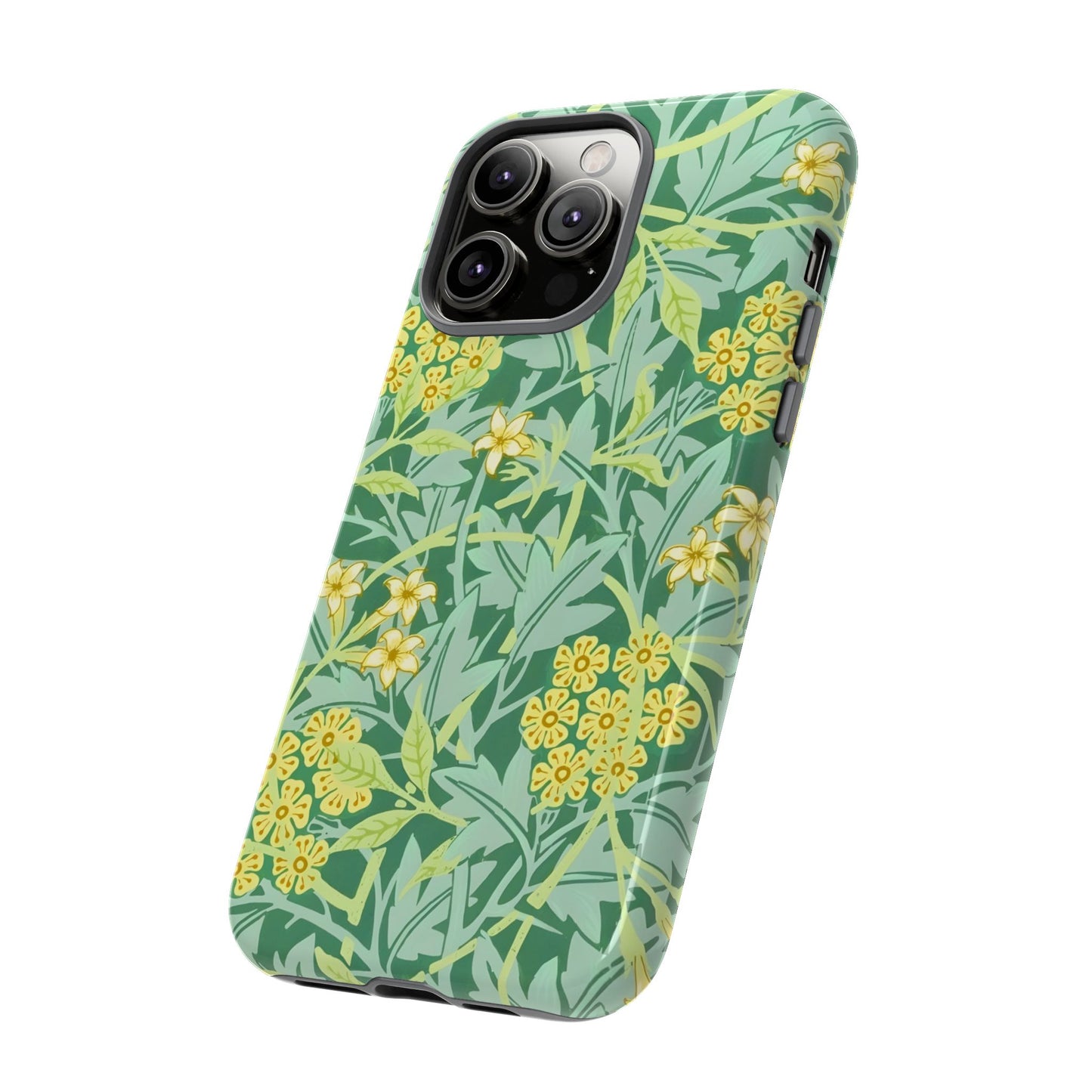 Tough Cases Organic Floral Phone Case, Stylish iPhone Cover, Eco-Friendly Gift, Nature Lover Accessory, Spring Decor, Unique Phone Protector