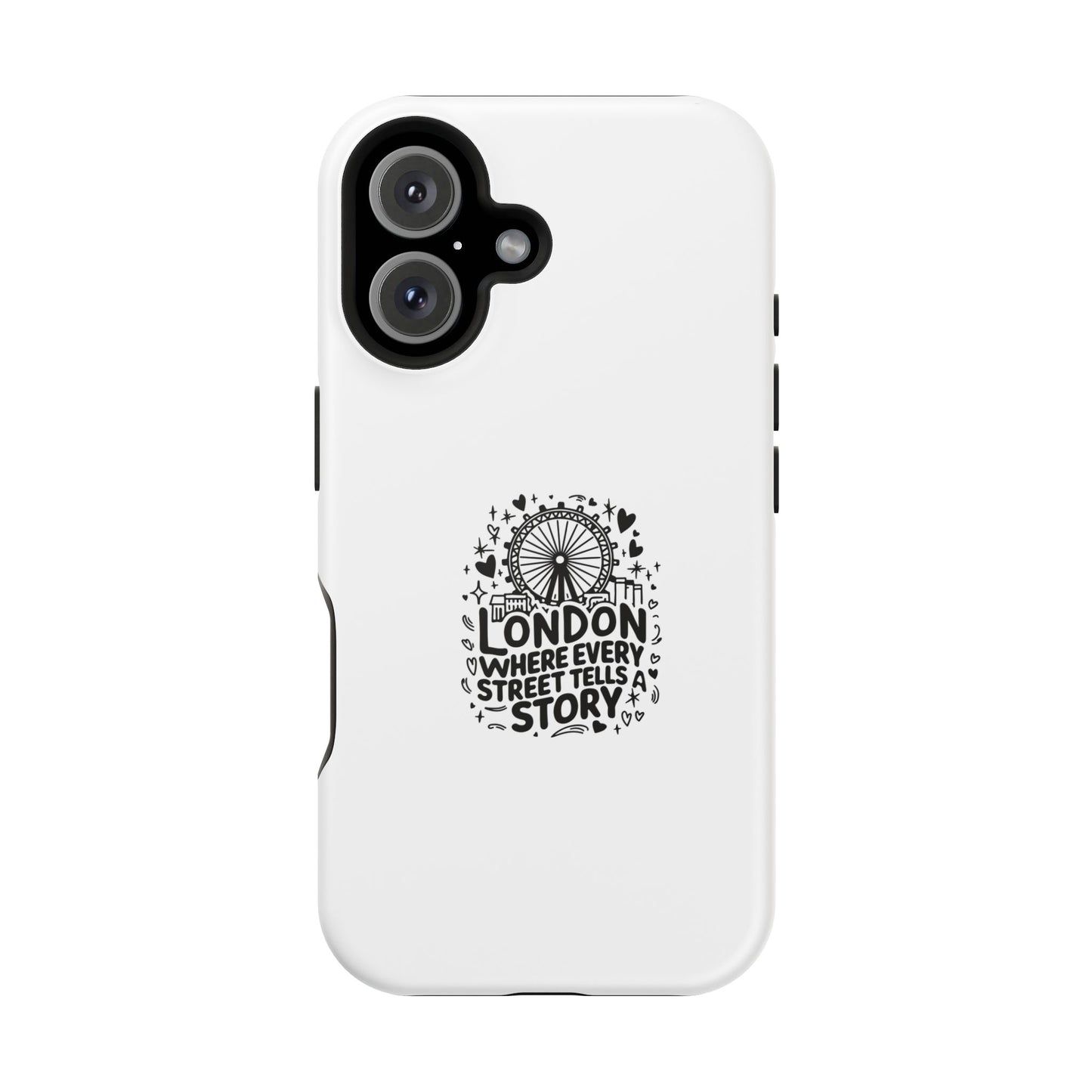 London Story Magnetic Tough Case - Unique Design for Travel Lovers