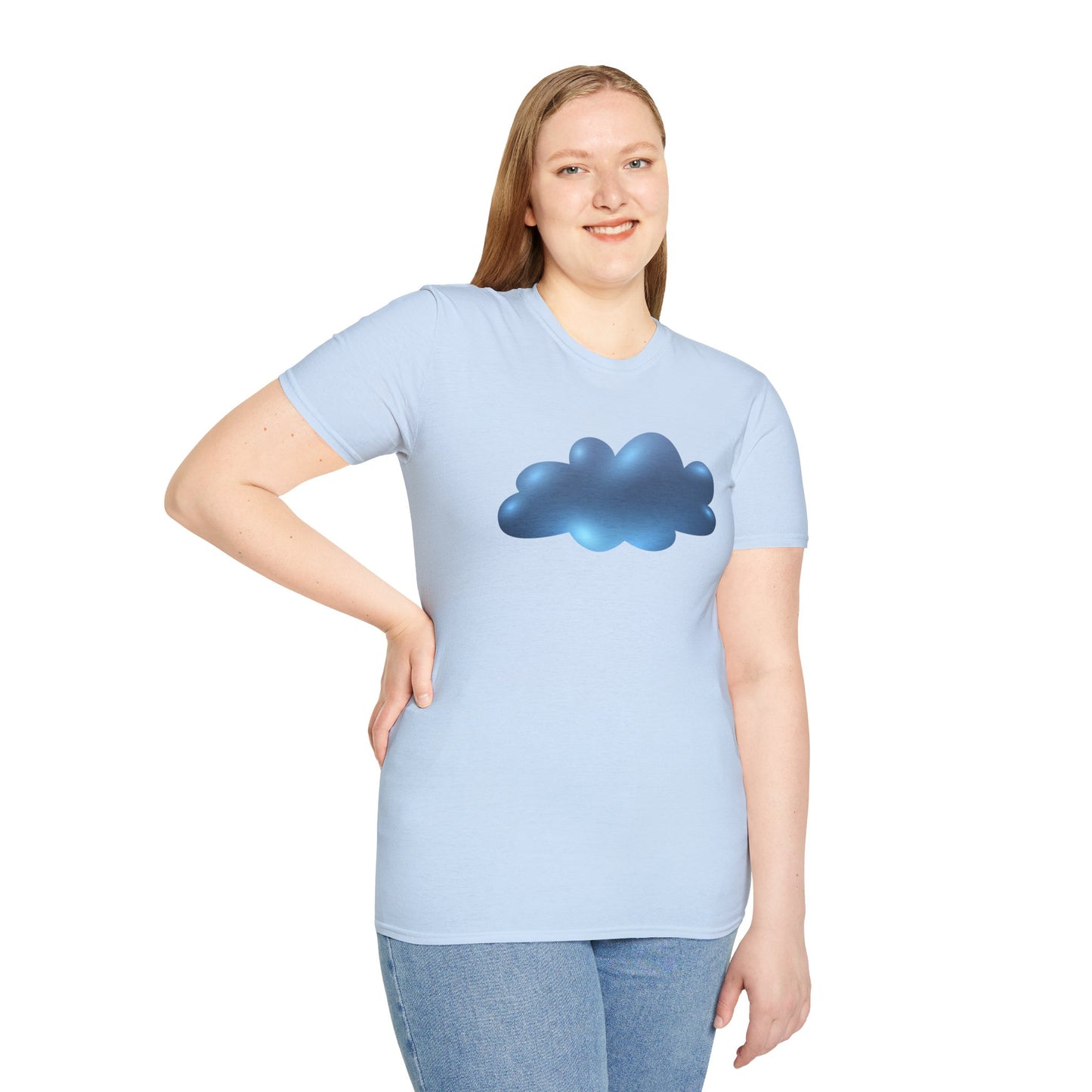 Unisex Softstyle T-Shirt - Serene Cloudscape - Dreamy Cloud
