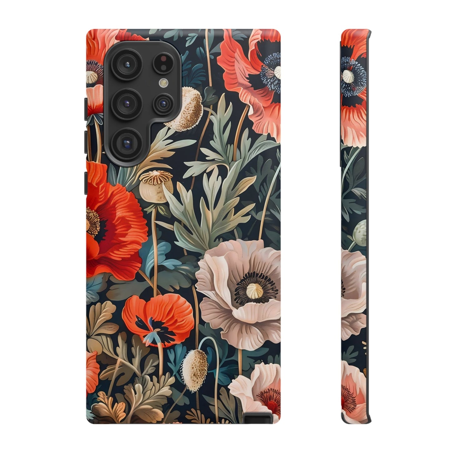 Floral Phone Case - Tough Cases, Flower Design, Chic Tech Accessories, Stylish Gifts, Unique Phone Protectors