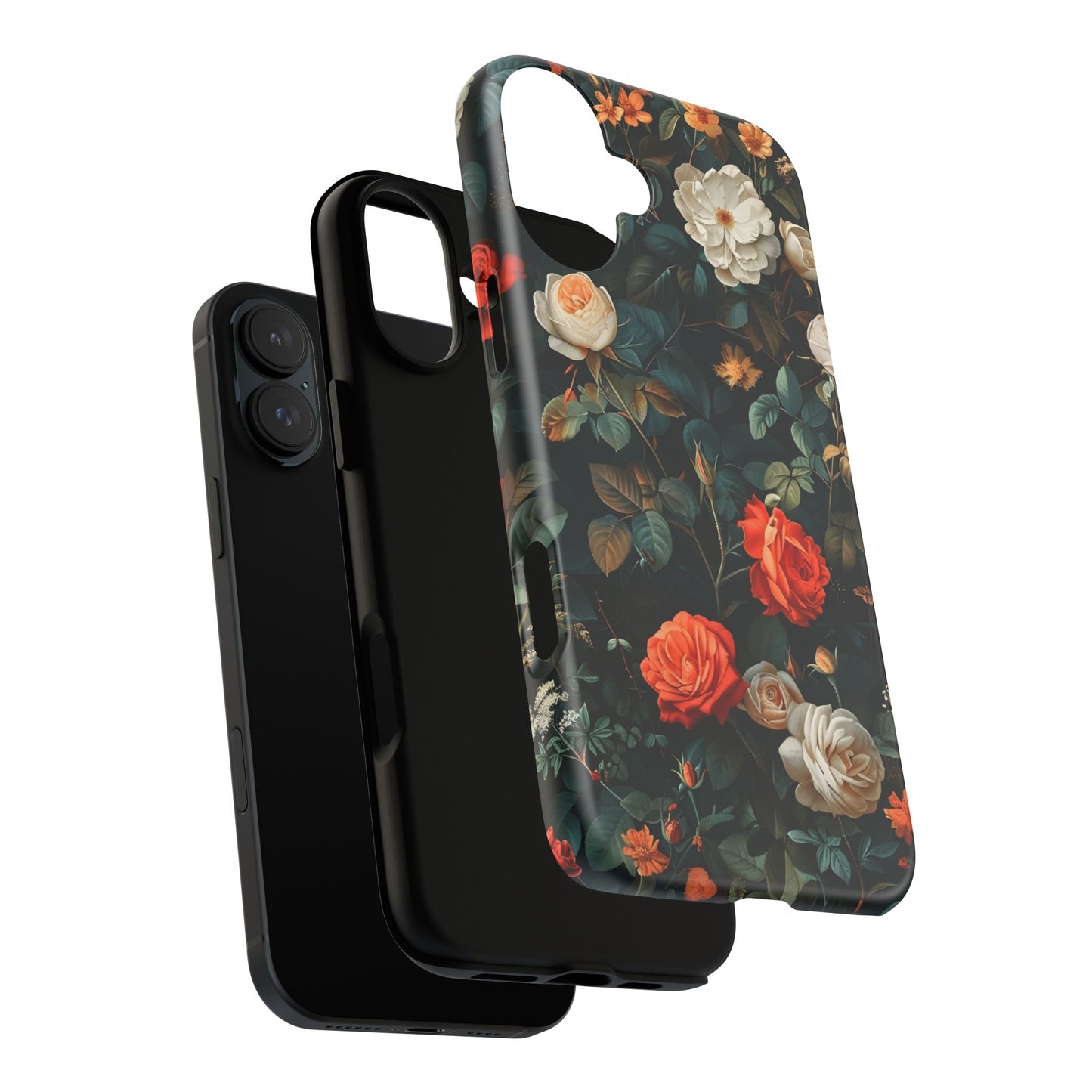 Floral Phone Case | Tough Cases with Elegant Design | Gift for Her, Mother's Day, Birthdays, Personalized, Trendy Tech Accessories