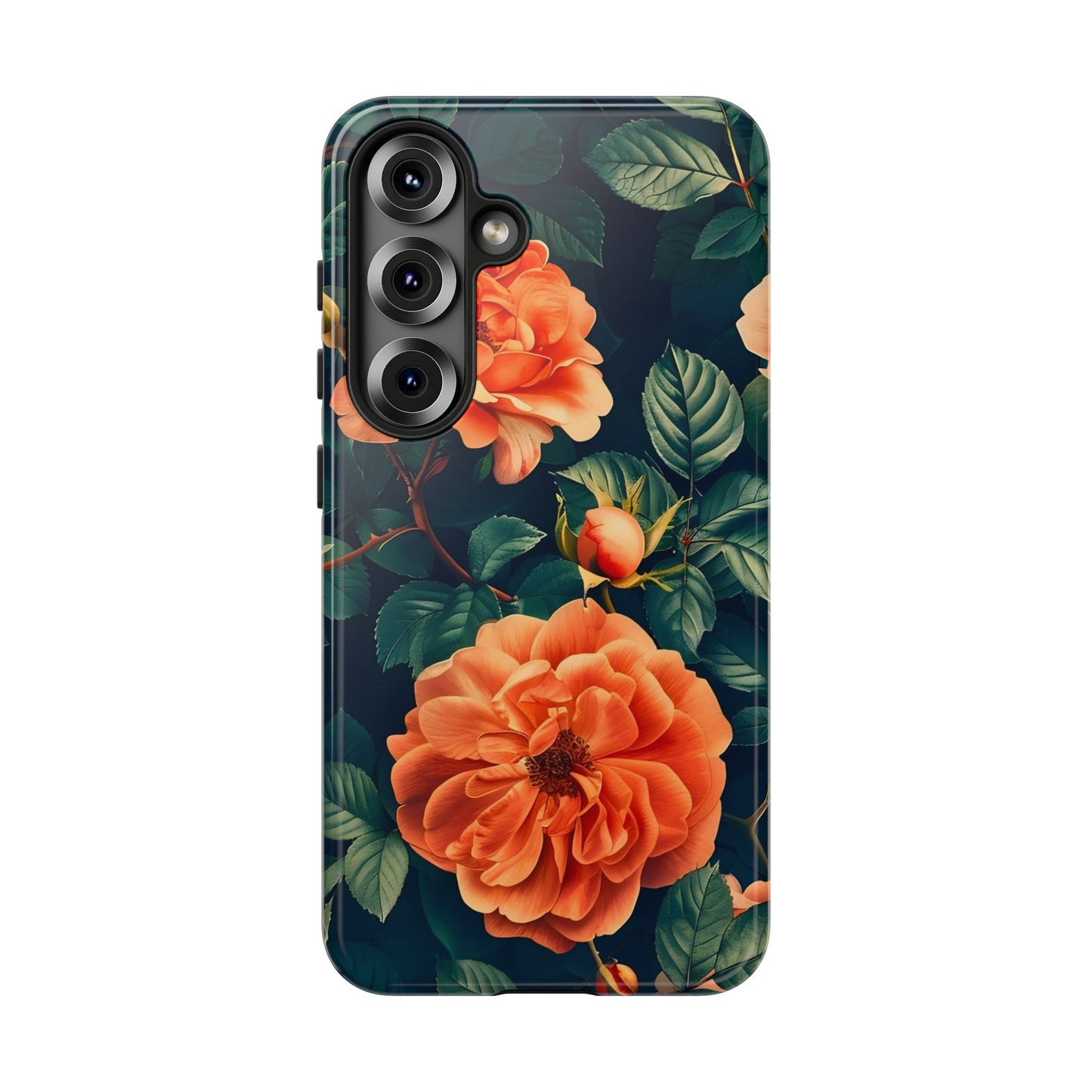 Floral Phone Case, Tough Cases for Nature Lovers, Botanical Design, Phone Protection, Gift for Her, Trending Floral Accessories