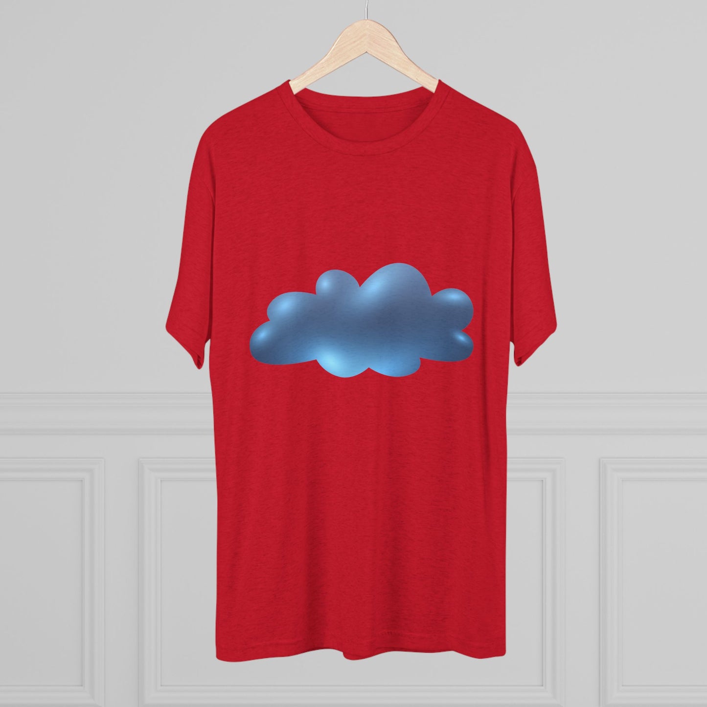 Serene Cloudscape - Dreamy Cloud Classy Unisex Tri-Blend Crew Tee