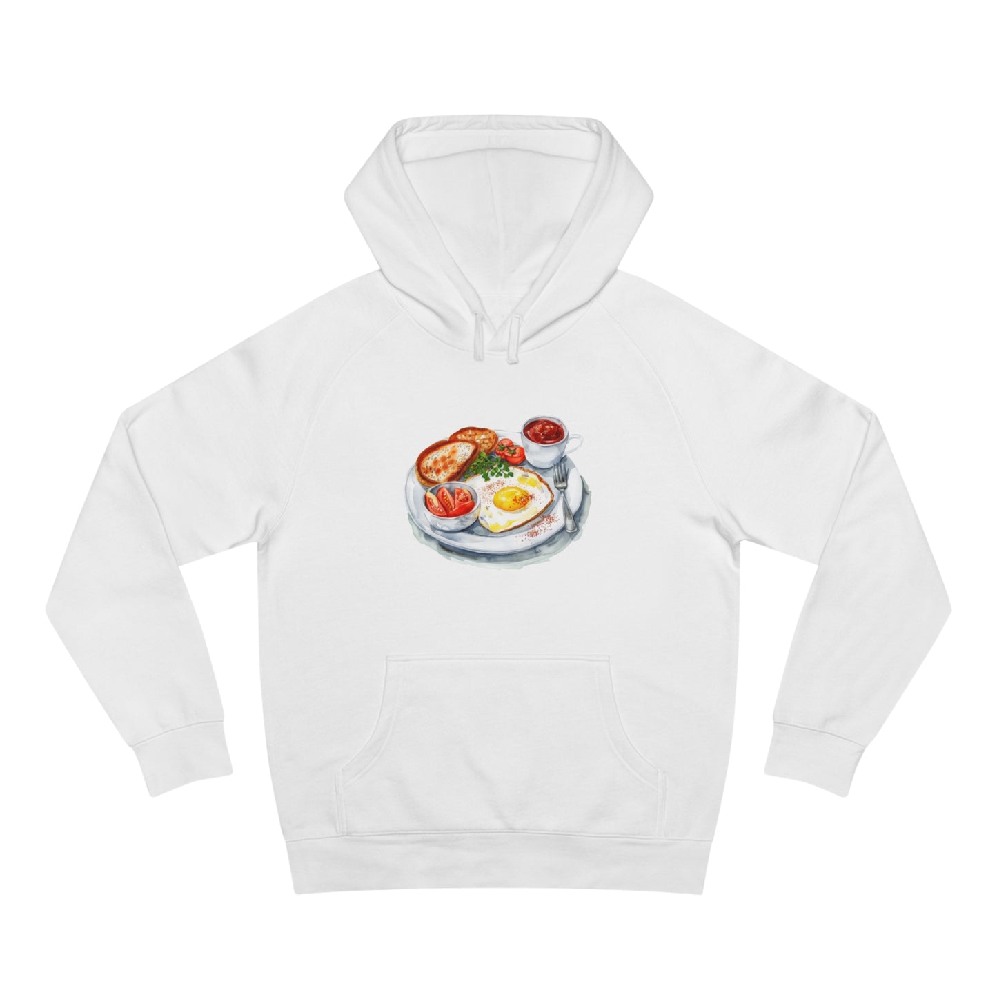 Trendy Unisex Hoodie - British Food Traditional Dishes and Culinary Delights