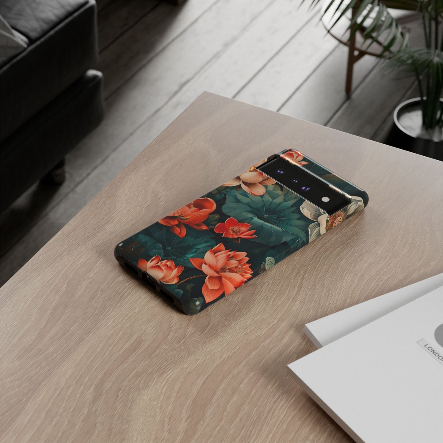 Flower Phone Case, Floral Phone Cover, Tough Case for Floral Lovers, Gift for Her, Stylish Tech Accessories