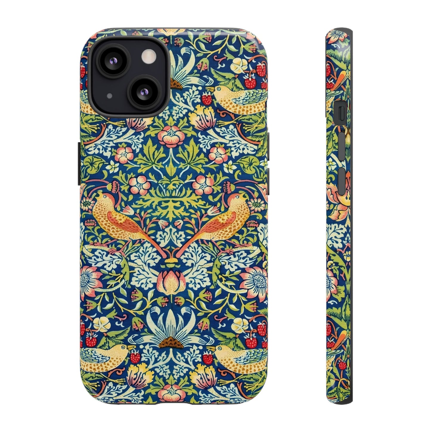 Floral Phone Case | Tough Cases, Stylish Protection, Unique Gift, Eco-Friendly, Floral Pattern, Bird Design
