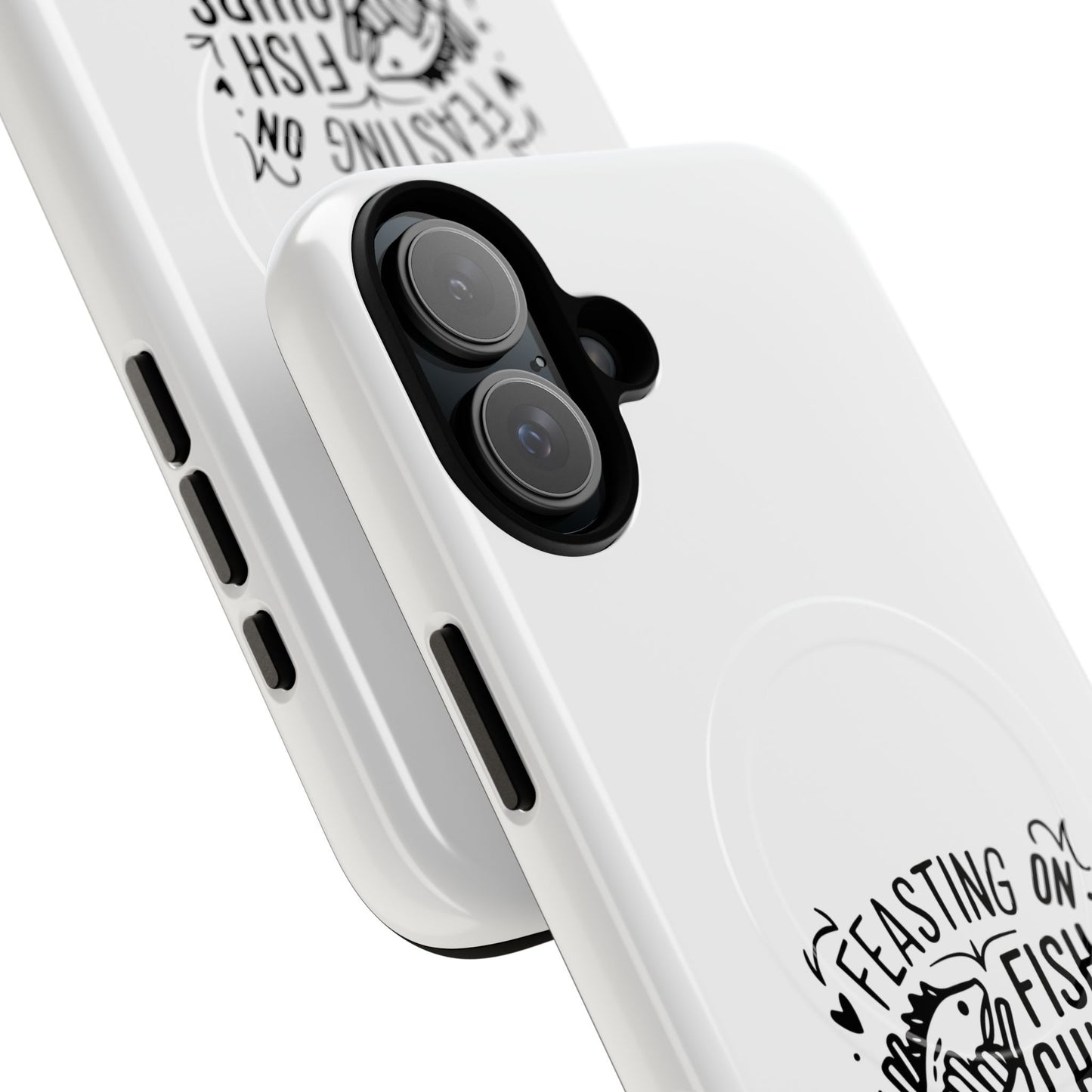 Fish and Chips Magnetic Phone Case, Travel Gift, London Souvenir, Cute Phone Cover, Unique Cell Phone Accessories, Fun British Design