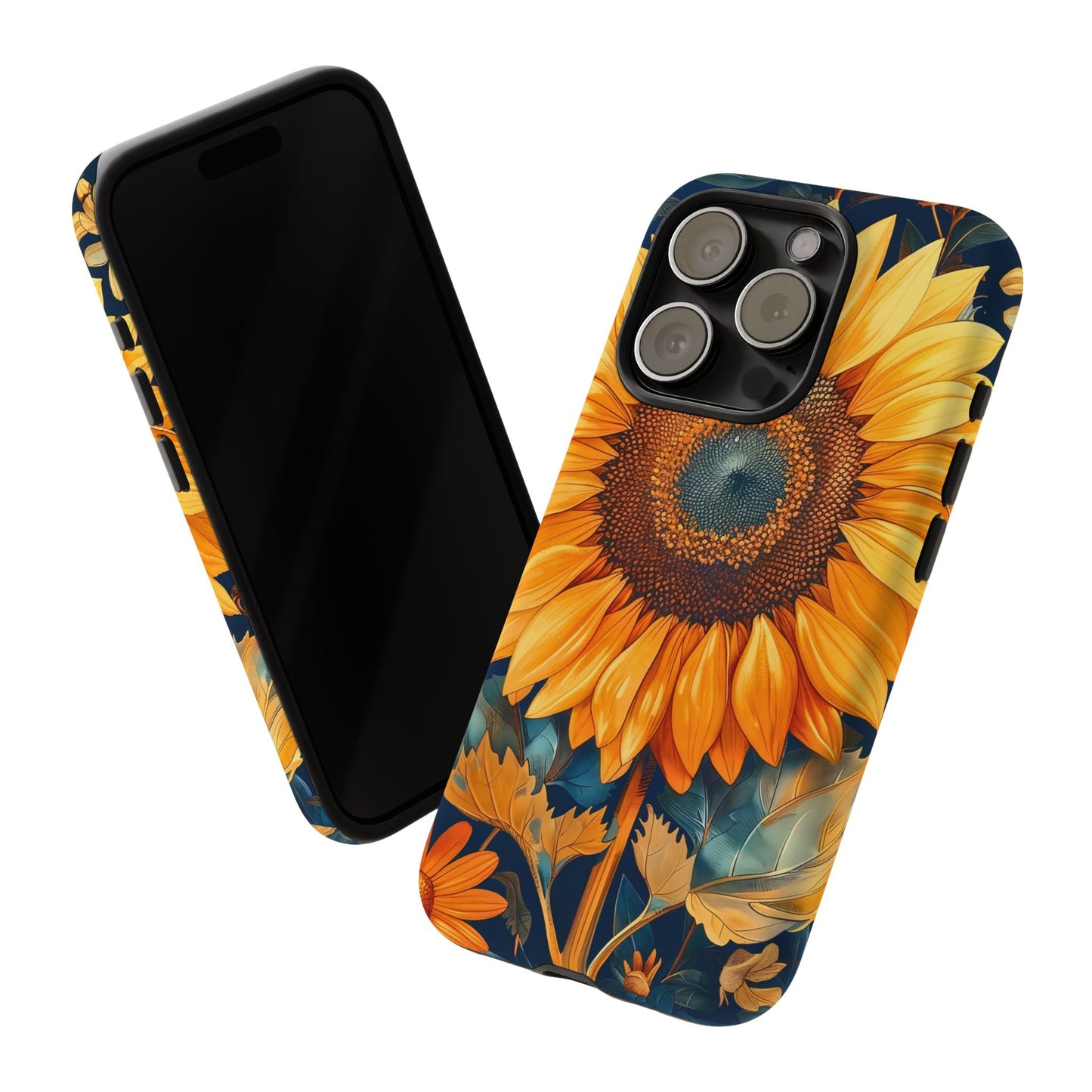 Sunflower Phone Case - Floral Design for Nature Lovers, Cute Spring Accessory, Gift for Her, Eco-Friendly Cover