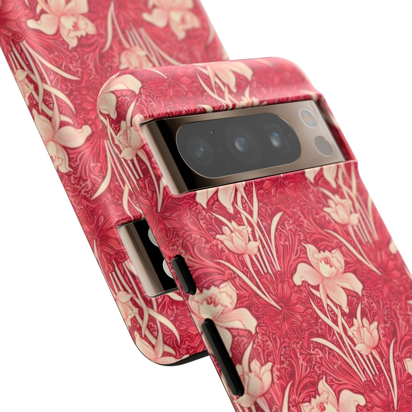 Floral Tough Phone Case - Durable, Stylish Accessory, Perfect Gift for Her, Floral Pattern, Customizable, Ideal for Daily Use