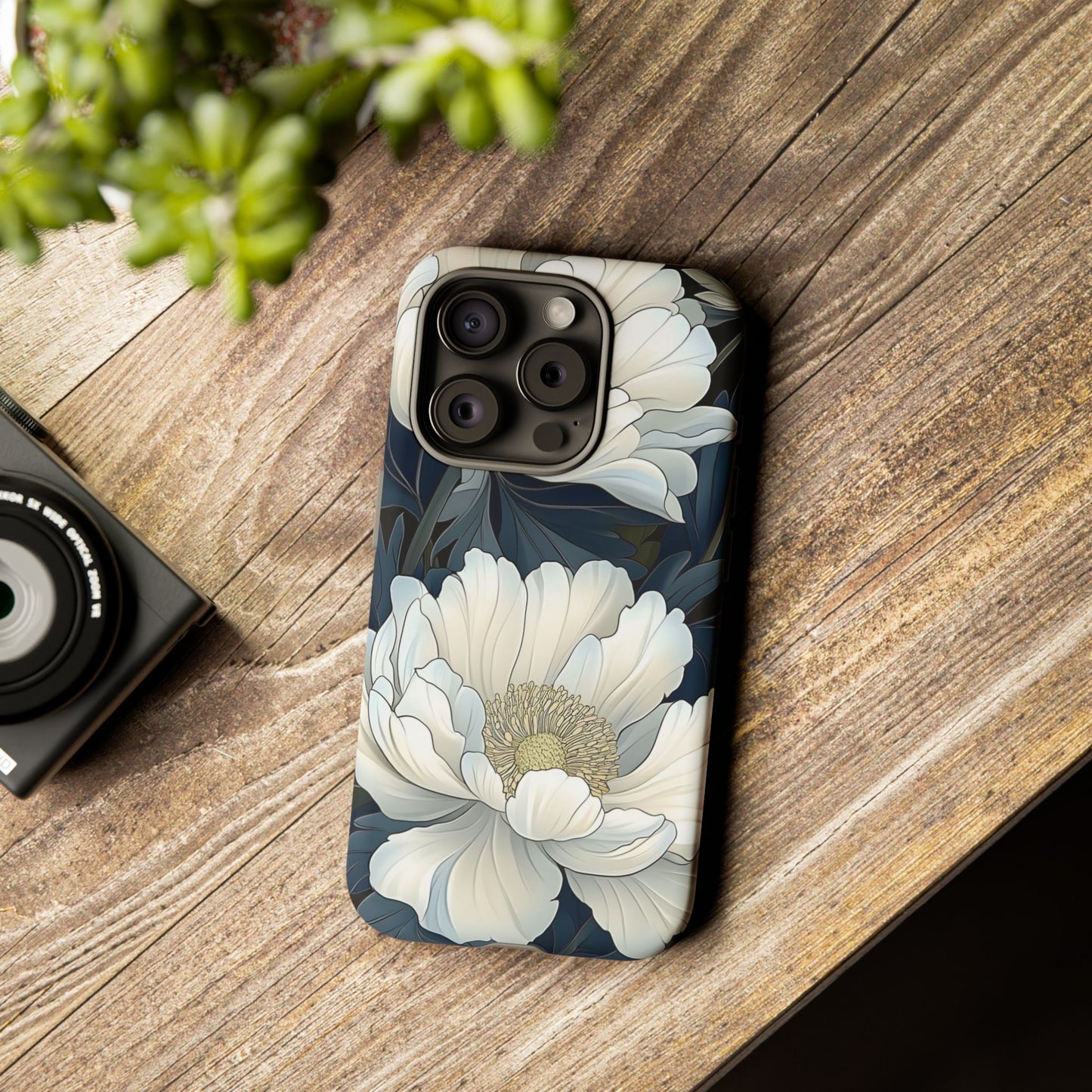 Elegant Floral Phone Case, Floral iPhone Cover, Flower Art Phone Case, Eco-Friendly Mobile Protection, Tough & Stylish Phone Case