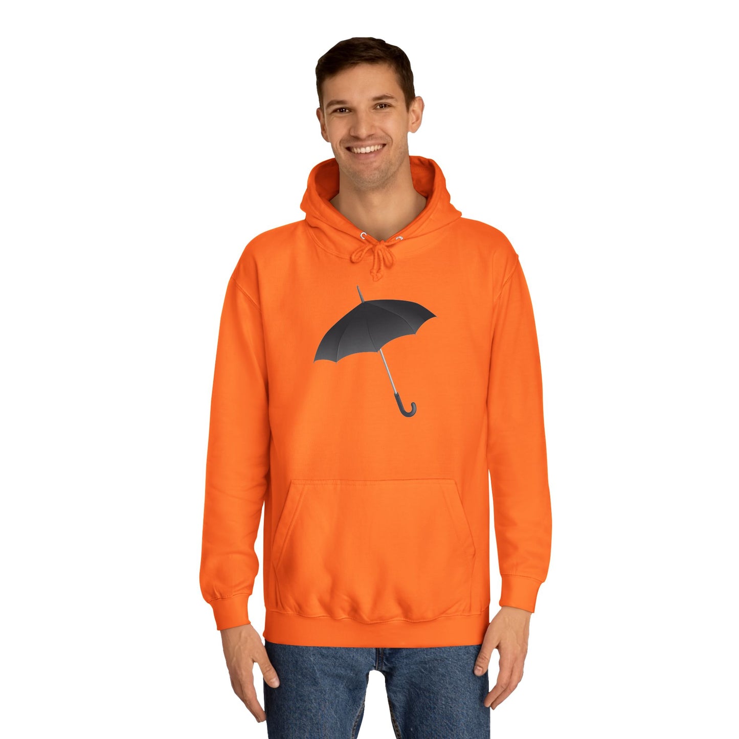 Unisex College Hoodie - Regal Royal Umbrella