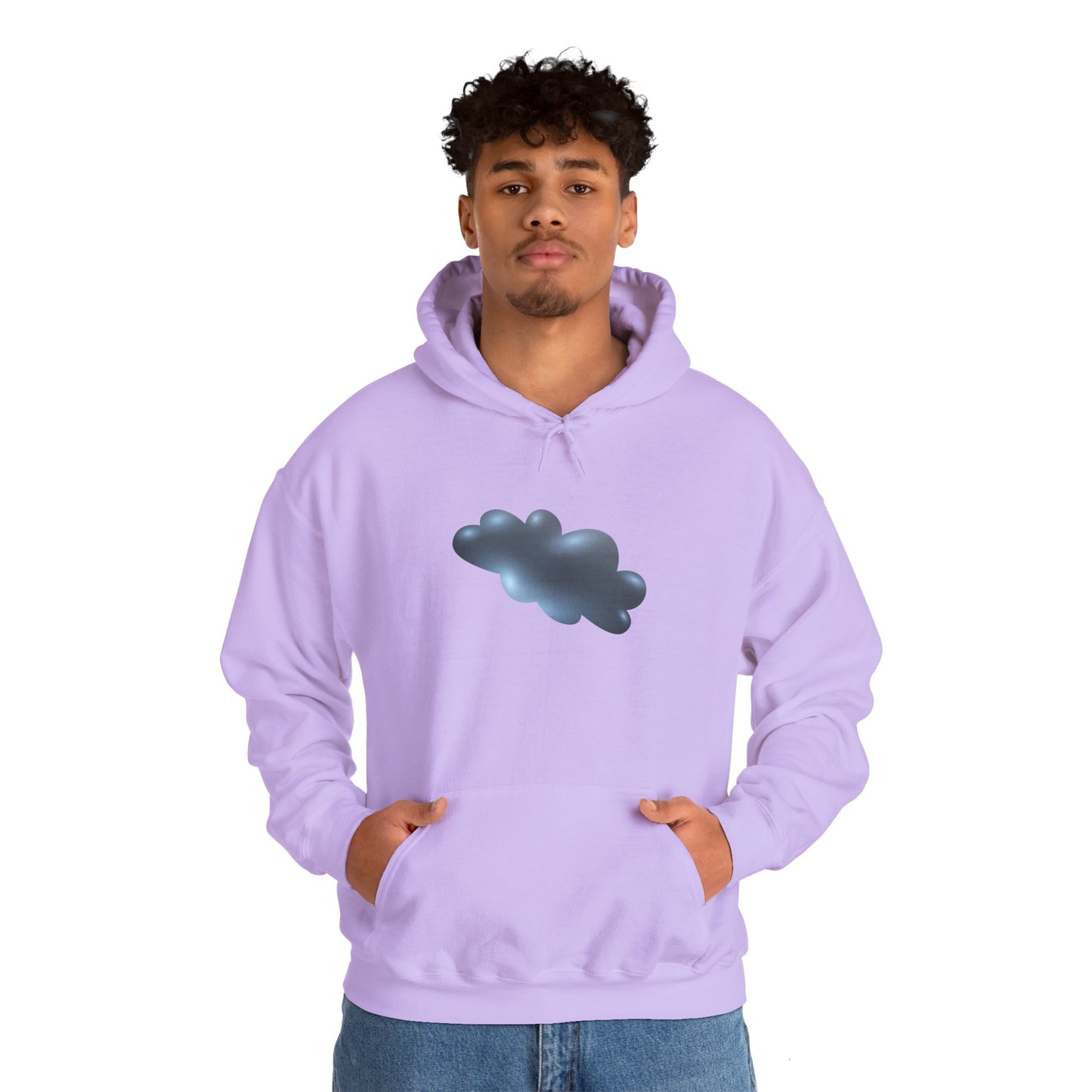 Unisex Heavy Blend™ Hooded Sweatshirt - Serene Cloudscape - Dreamy Cloud