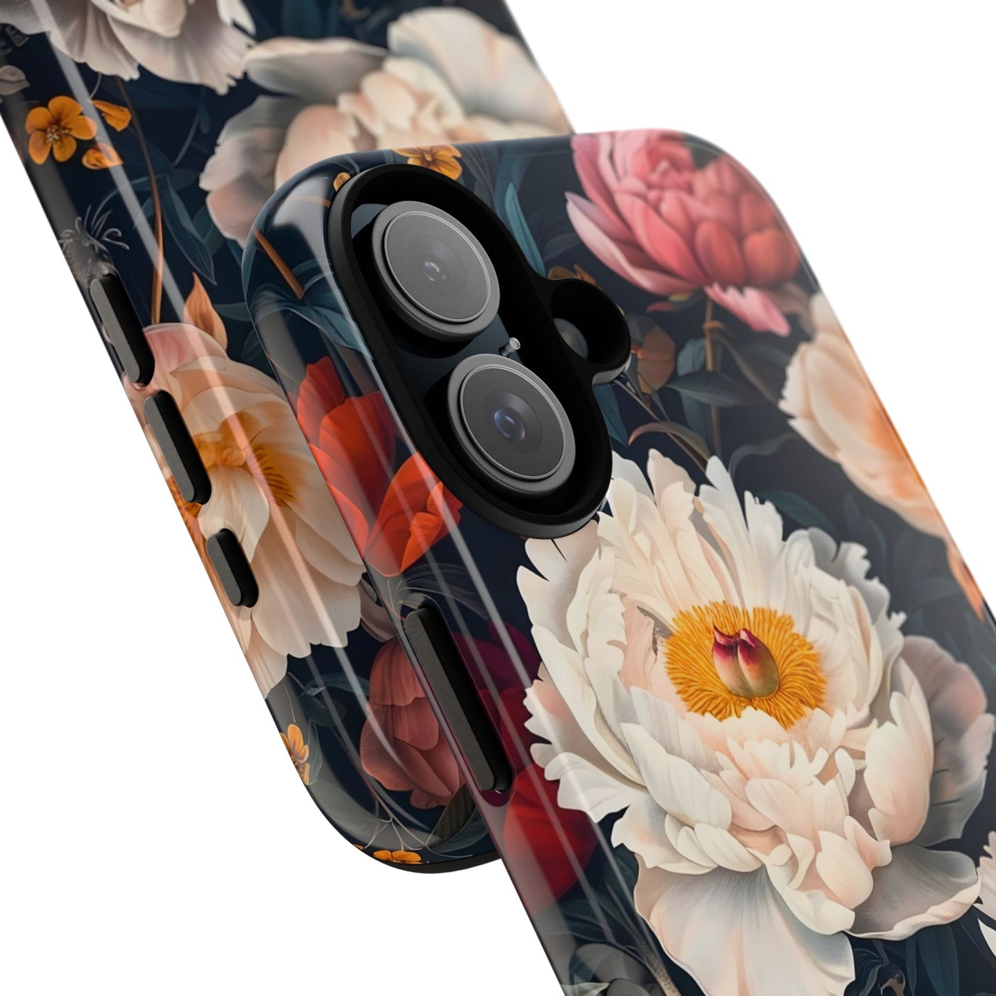 Floral Phone Case, Tough Phone Cover, Flower Design, Unique Gift for Her, Trendy Accessory, Spring Decor