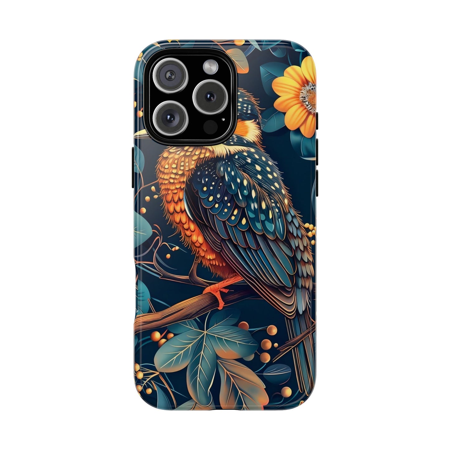 Nature-Inspired Phone Case | Artistic Bird Design | Tough Cases for Nature Lovers, Unique Gift, Eco-Friendly, Wildlife Decor